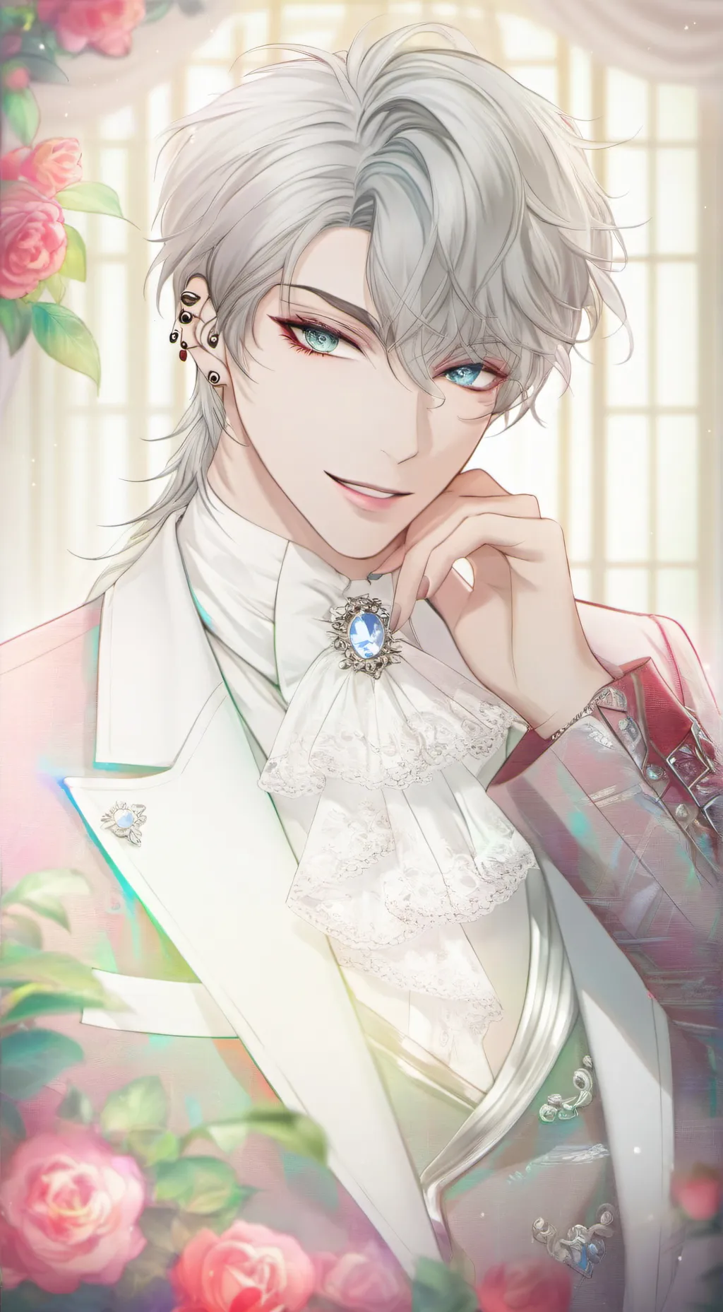 ai character: Fiery Socialite background