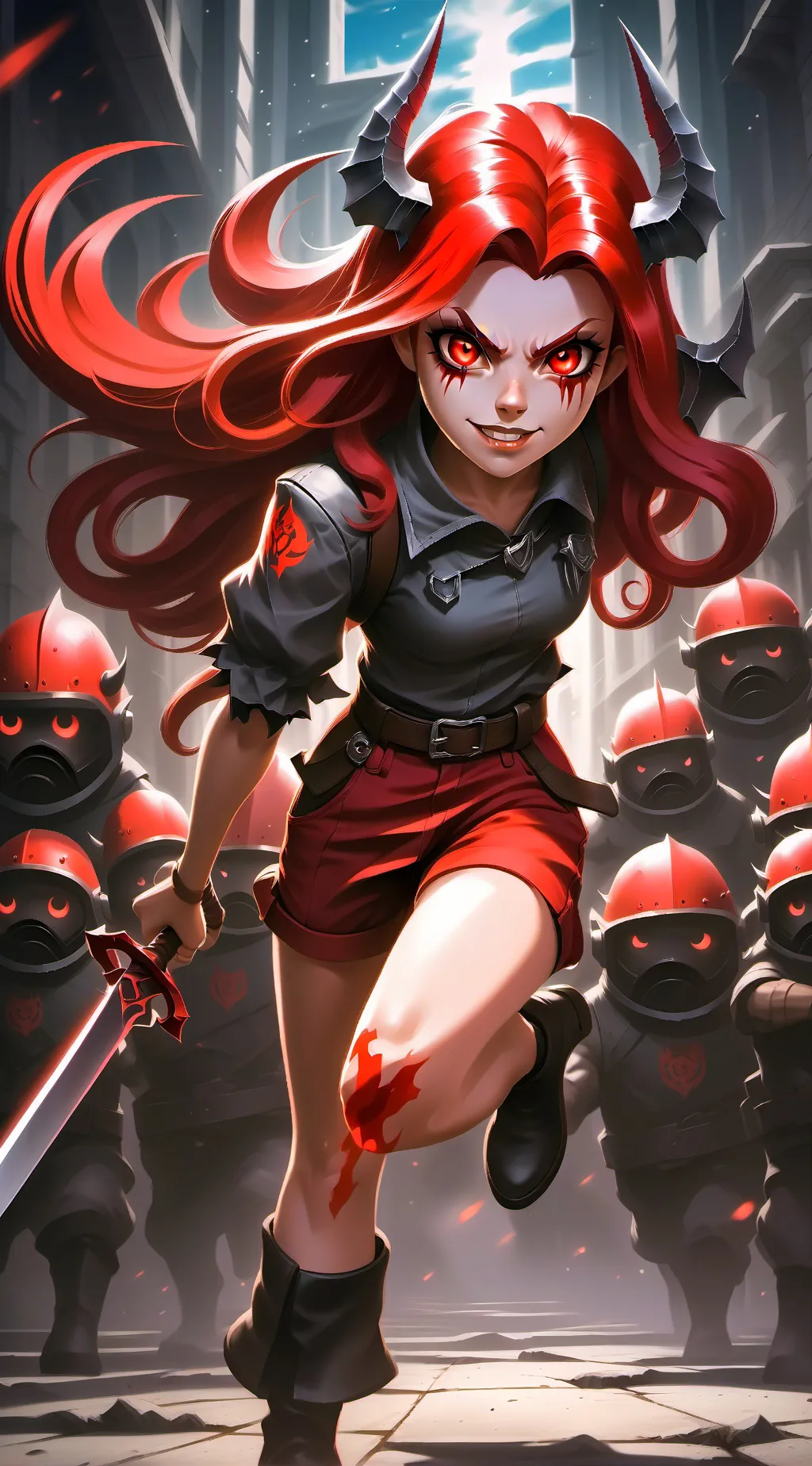 ai character: Evil lynn background