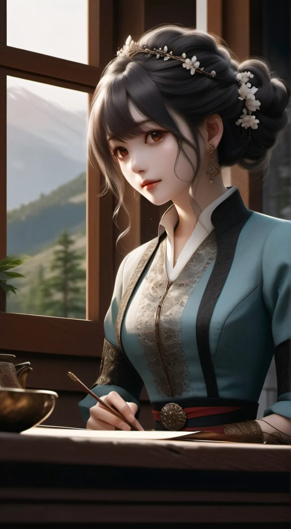 ai character: ur sister hates u  background