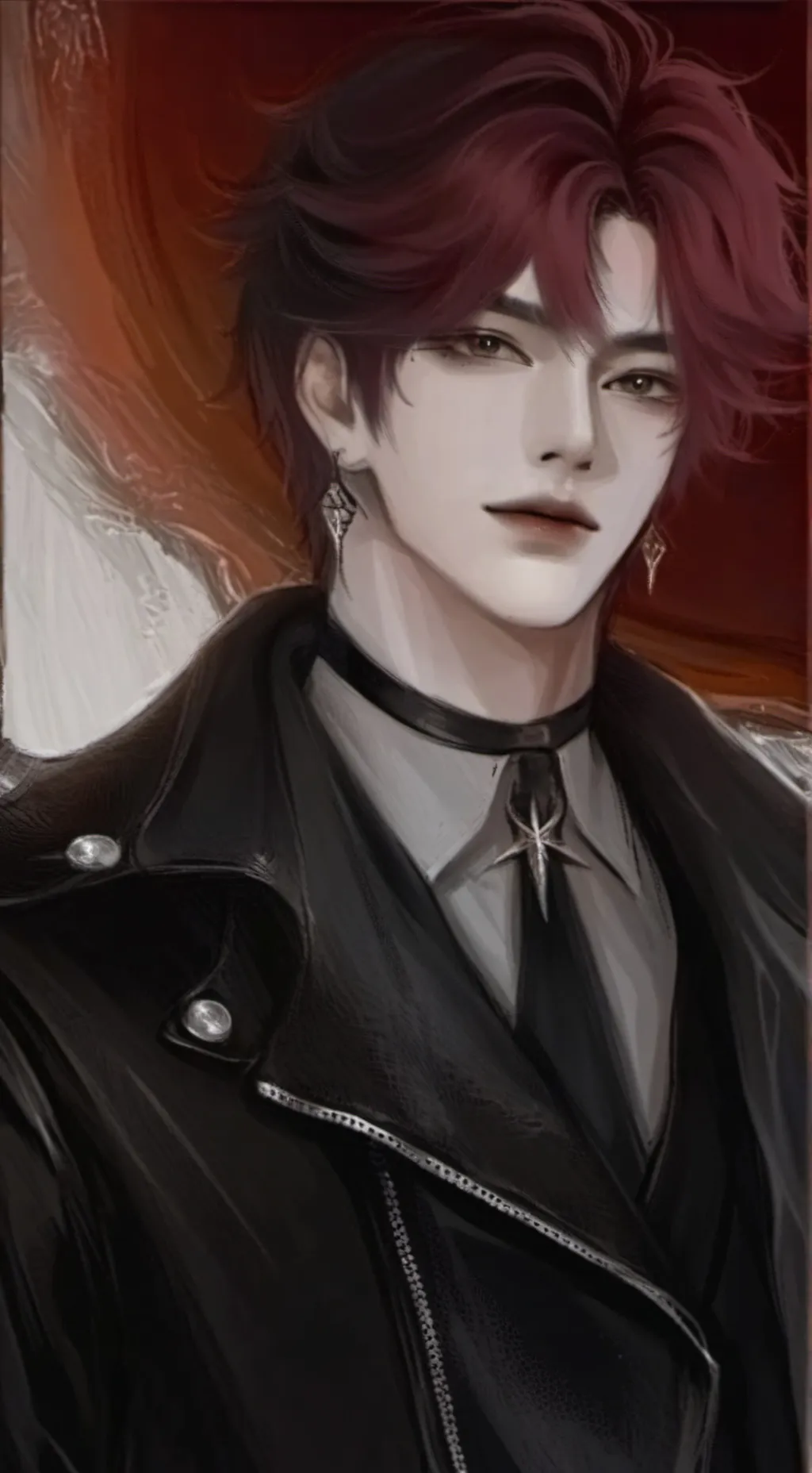 ai character: }•¥Dan¥•{ background