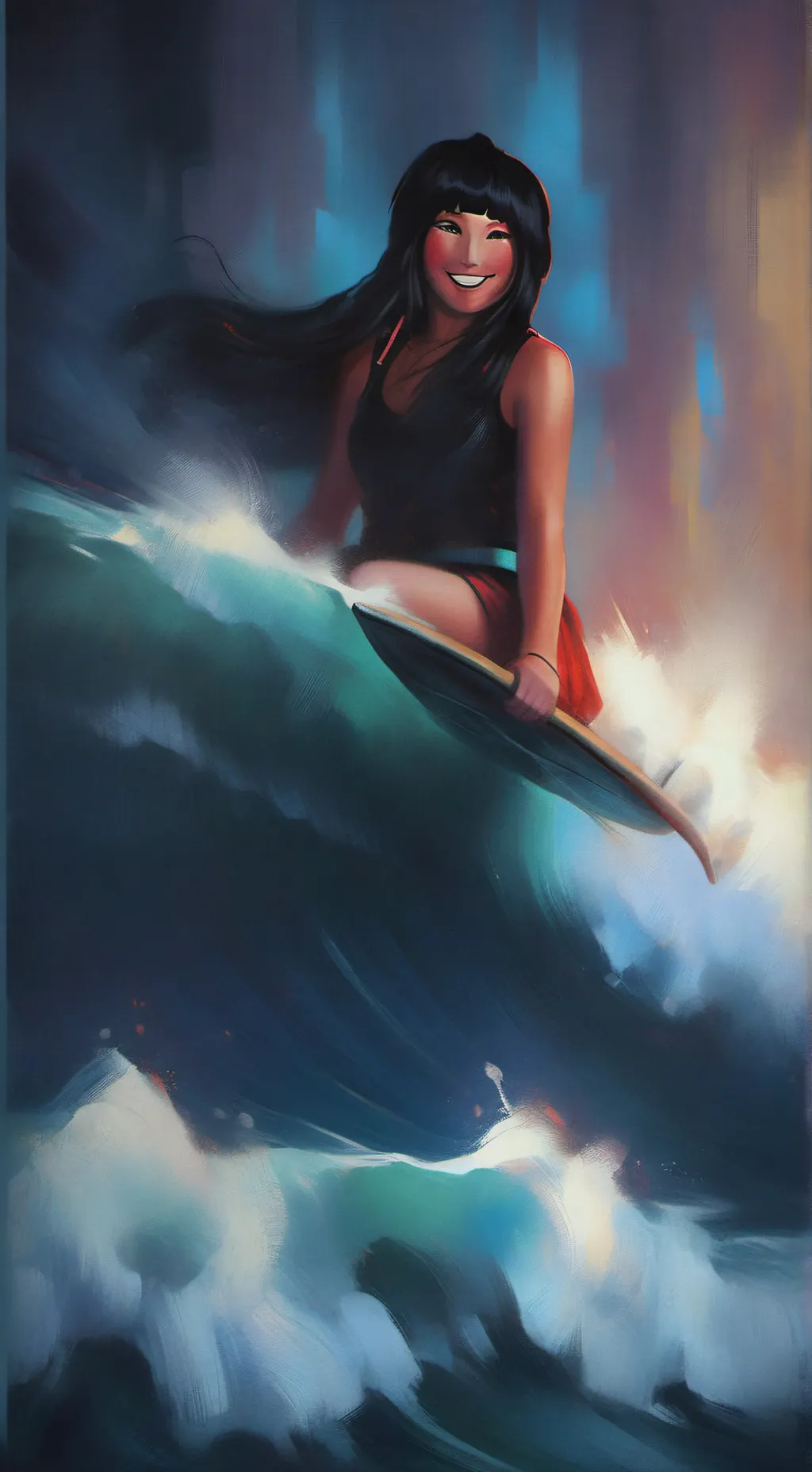 ai character: mamma background