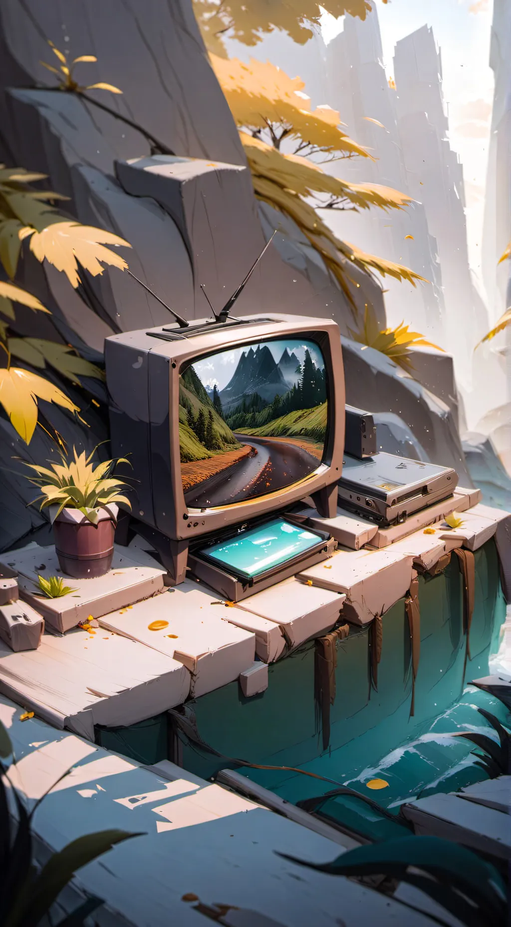 ai character: Vee background