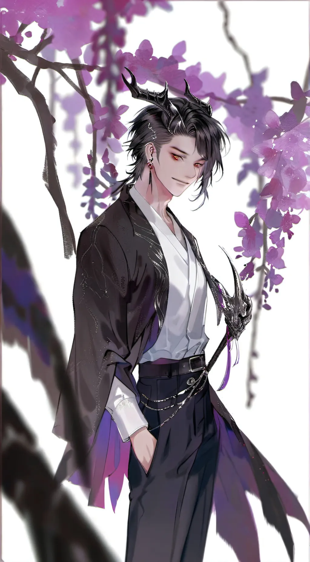 ai character: demon de la mort background