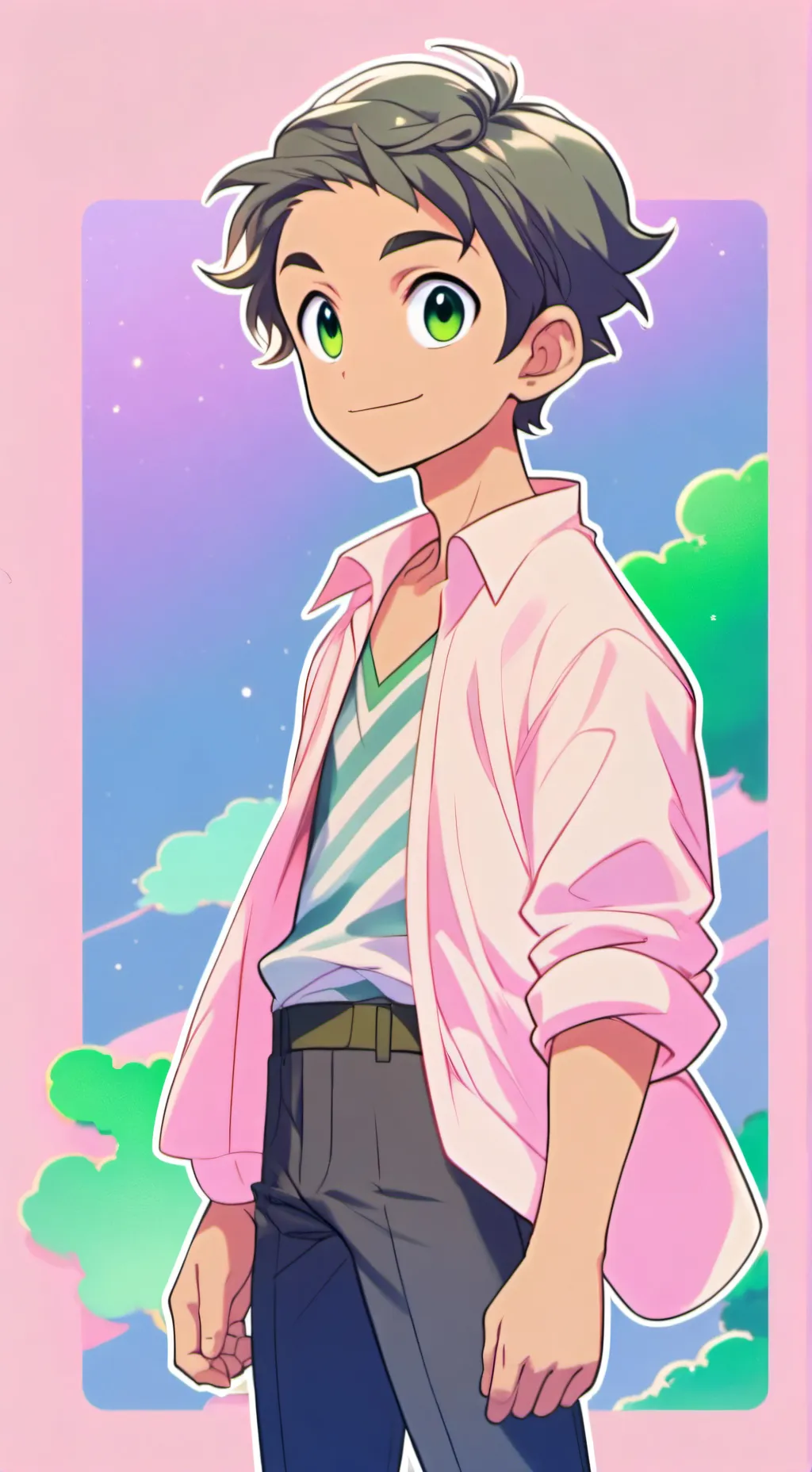 ai character: Théodore  background