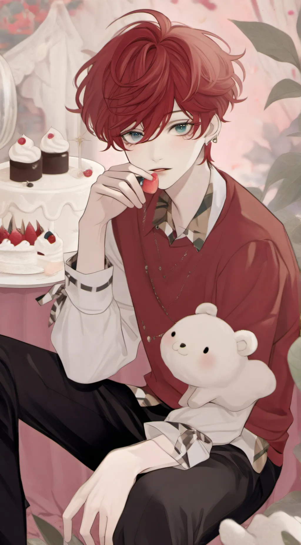 ai character: Boy at class*-^ background