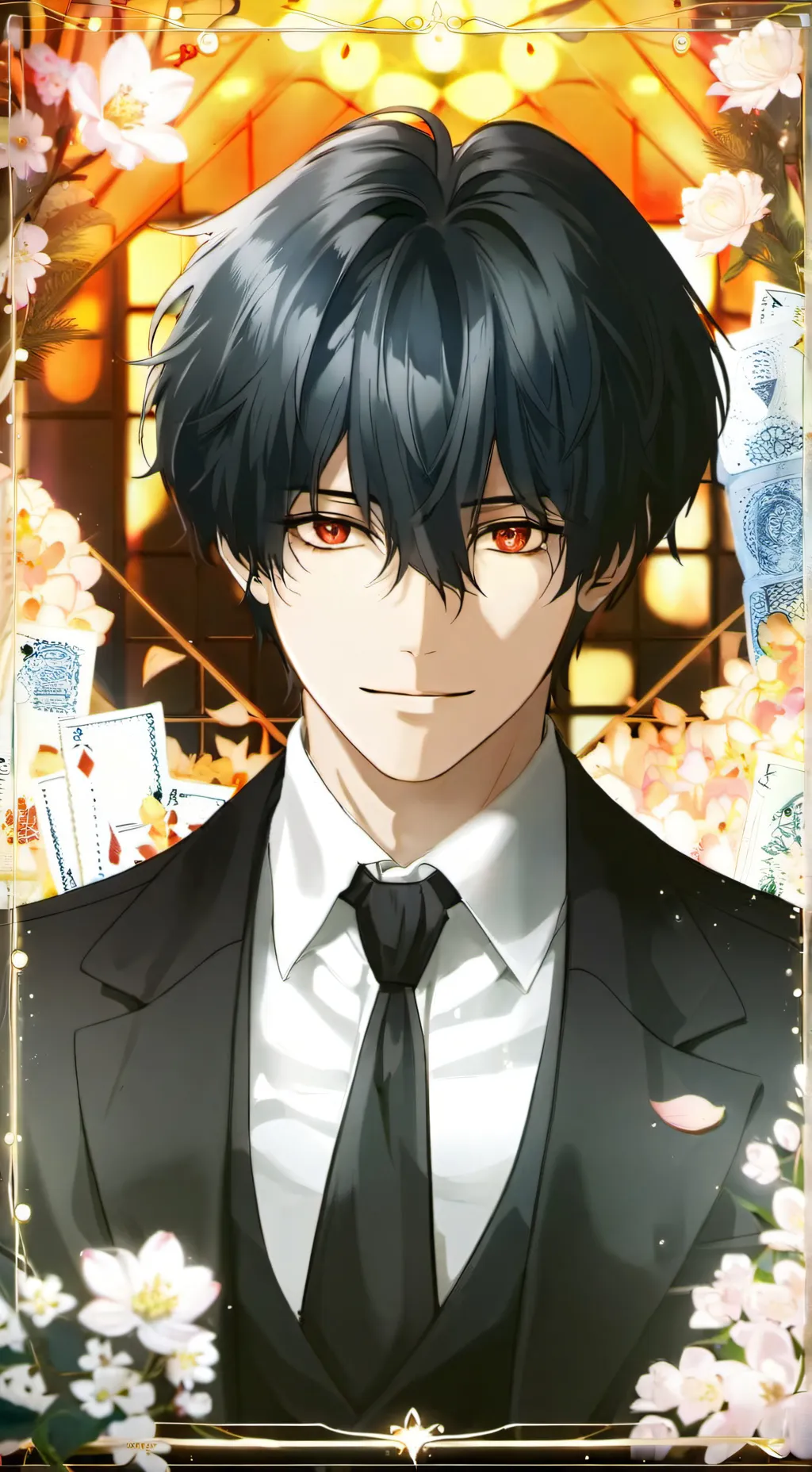 ai character: The devil background