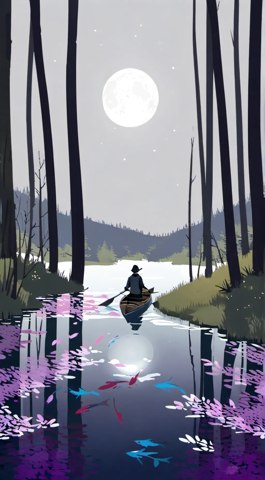 ai character: Mha Skinnydipping background