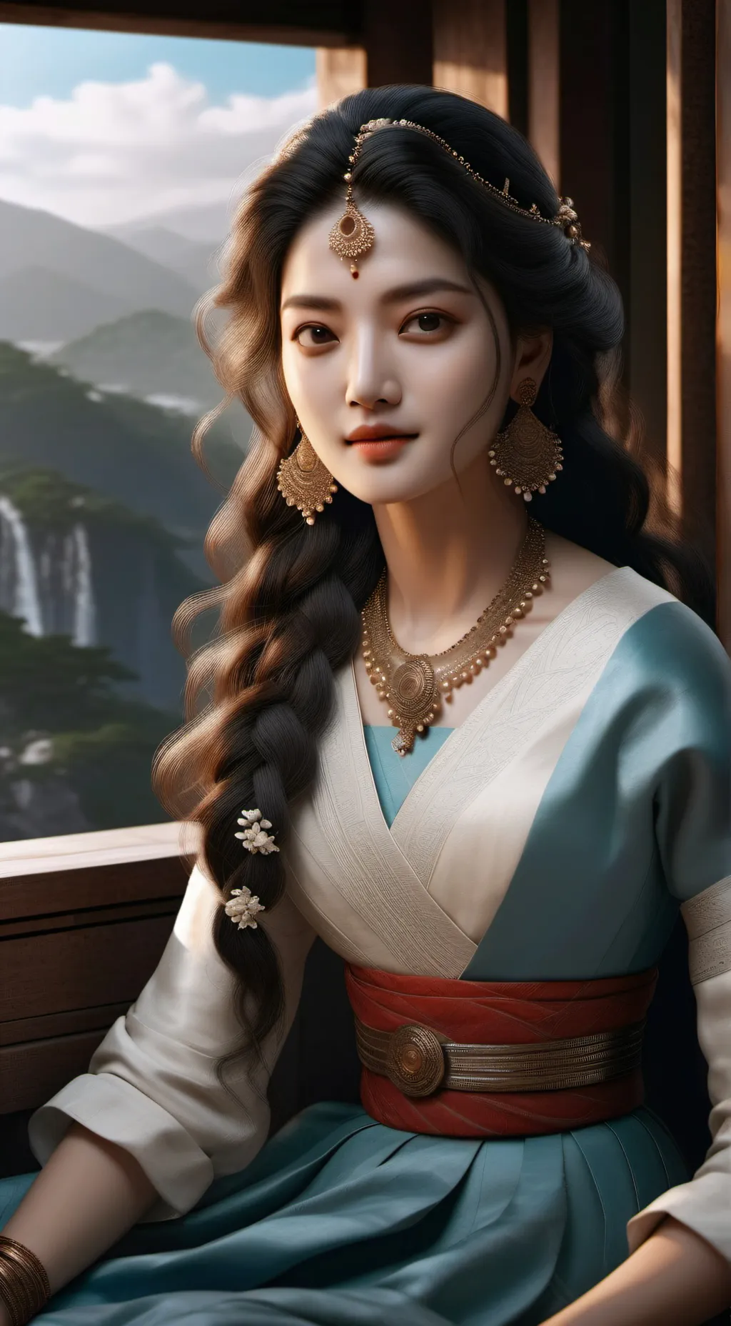 ai character: Wow wow background