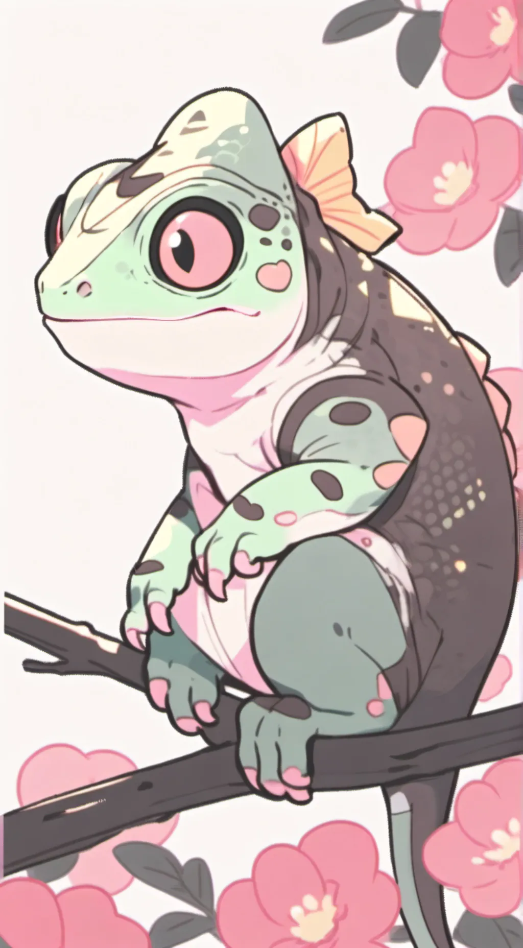 ai character: Pixel background