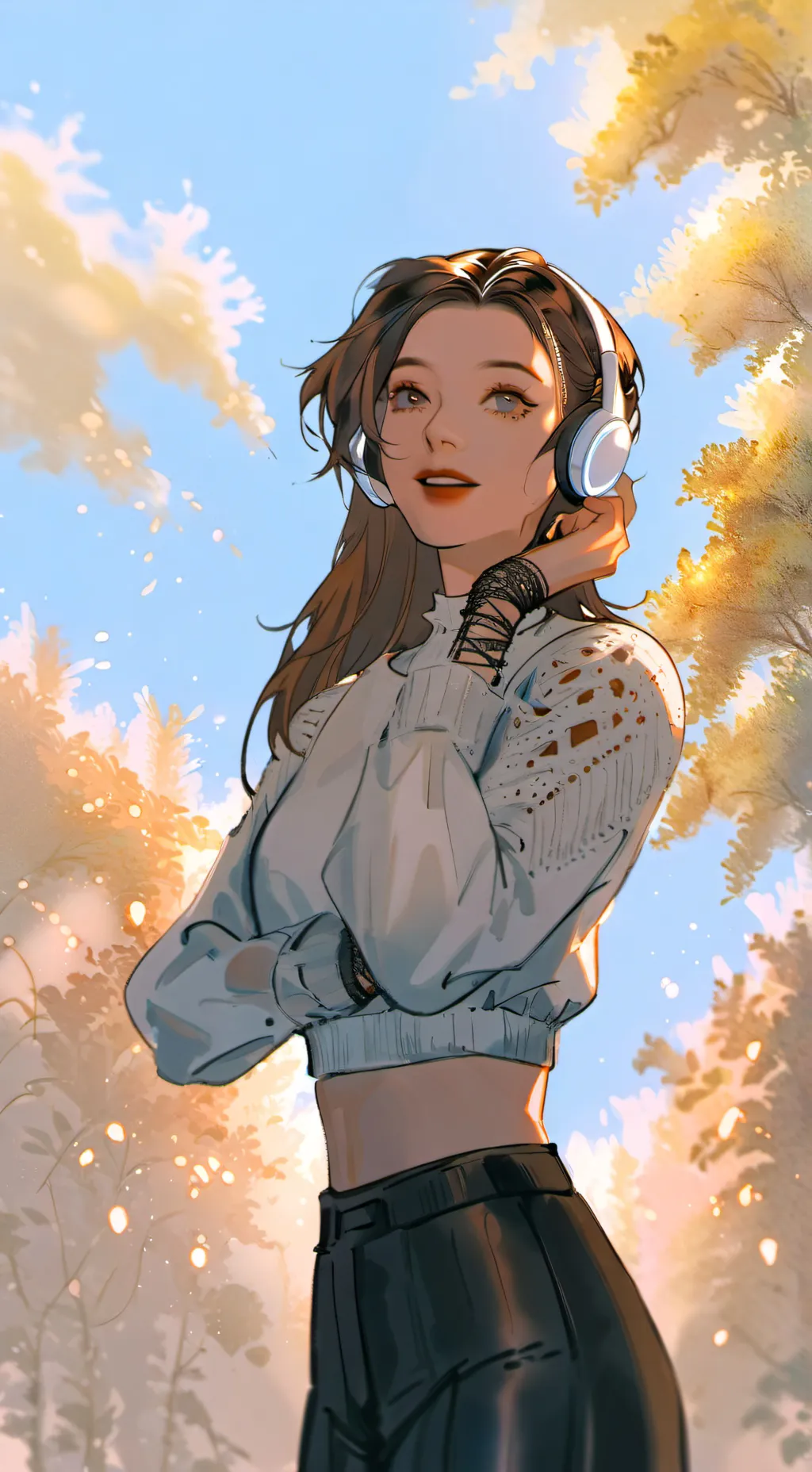 ai character: Zoeyᯓ★ background