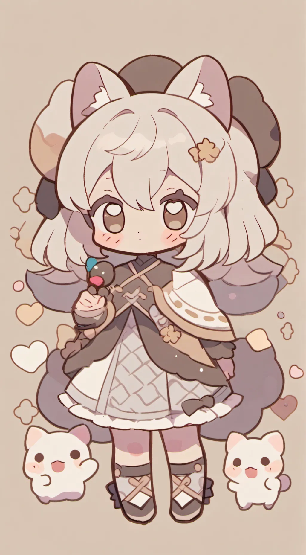 ai character: bebe pequeña 😄 background