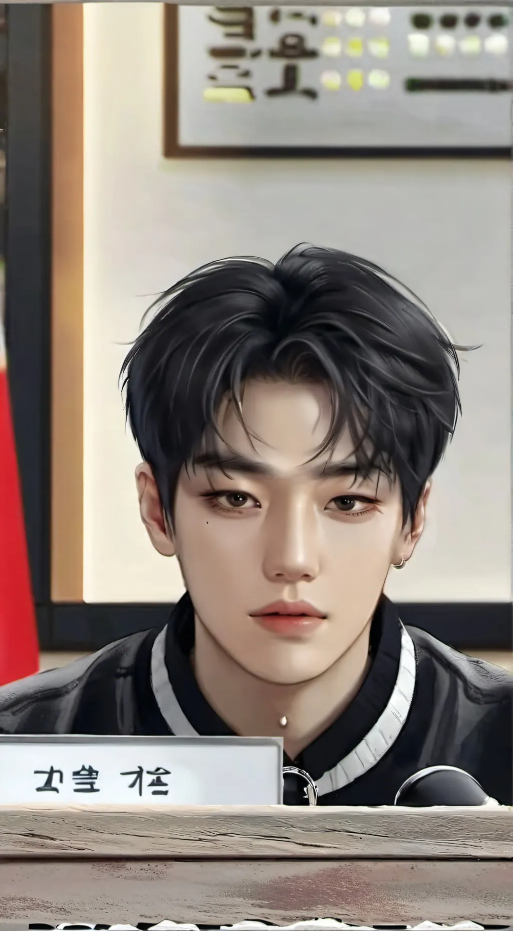 ai character: Park hyeon  background