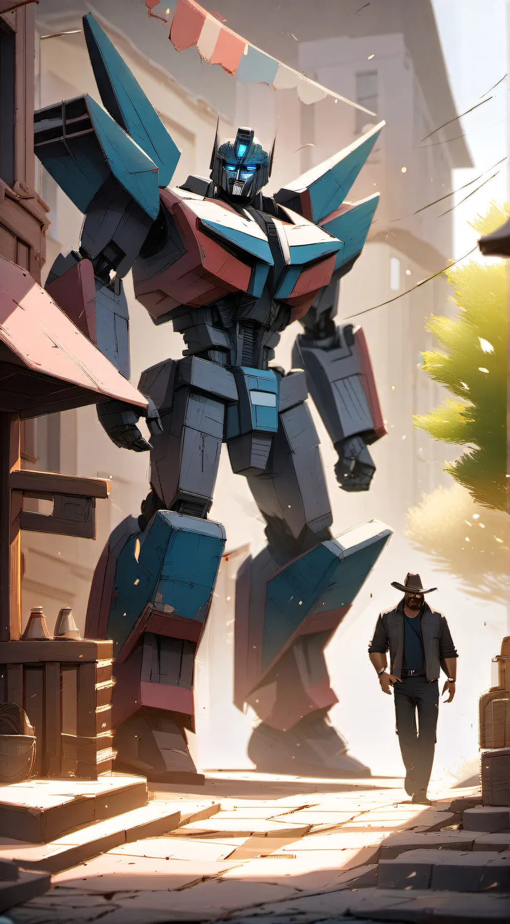 ai character: Old Abilene Town  background