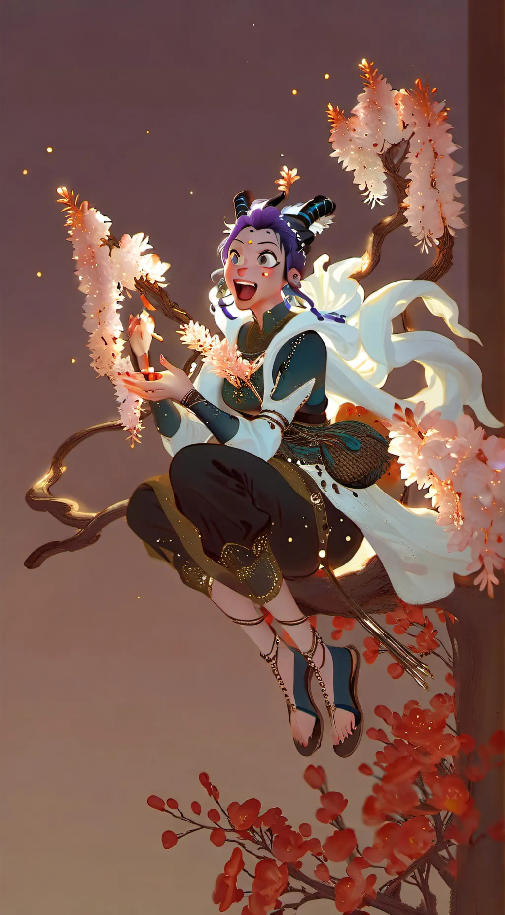 ai character: k-pop demon hunter background