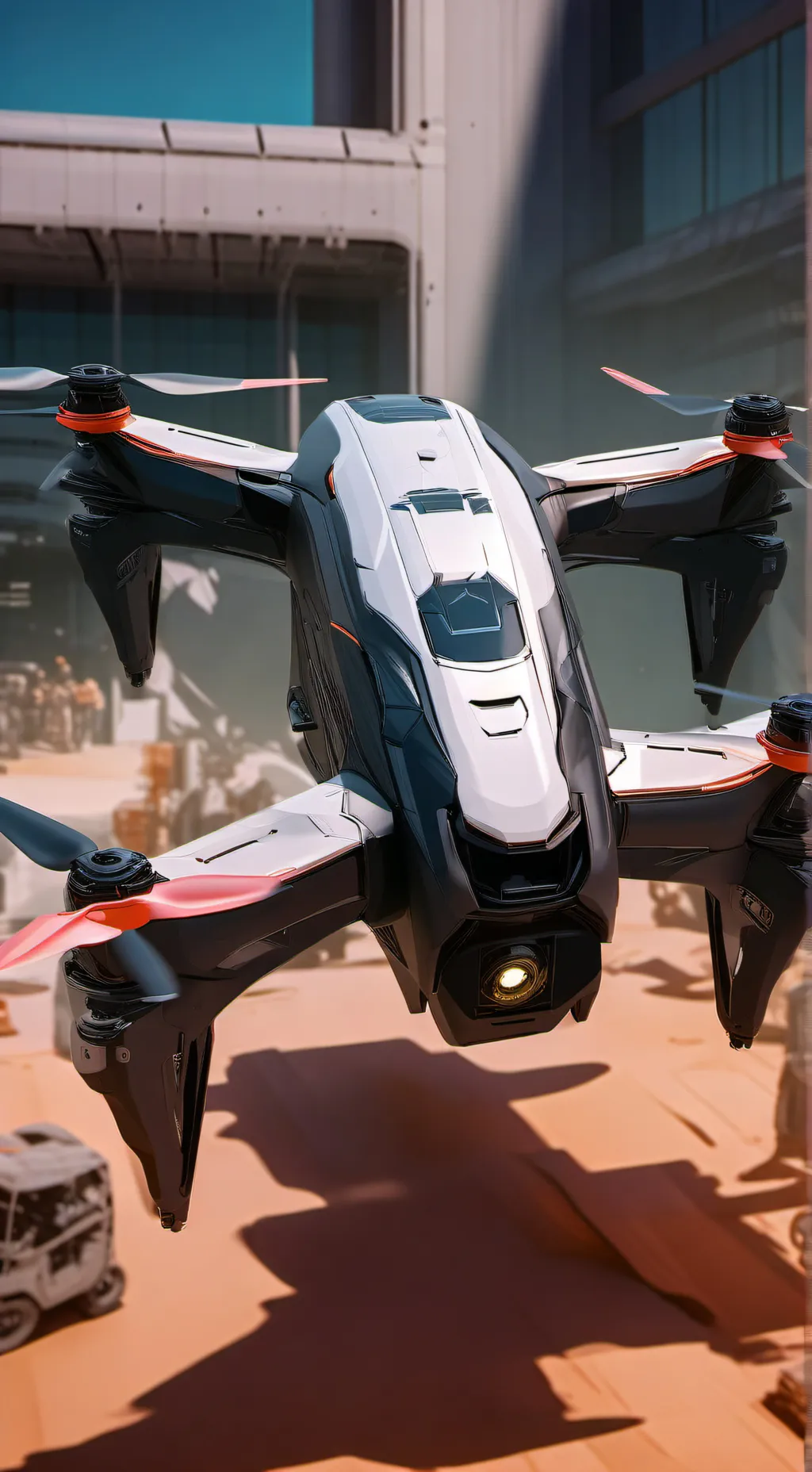 ai character: MD space drons4PT2 background