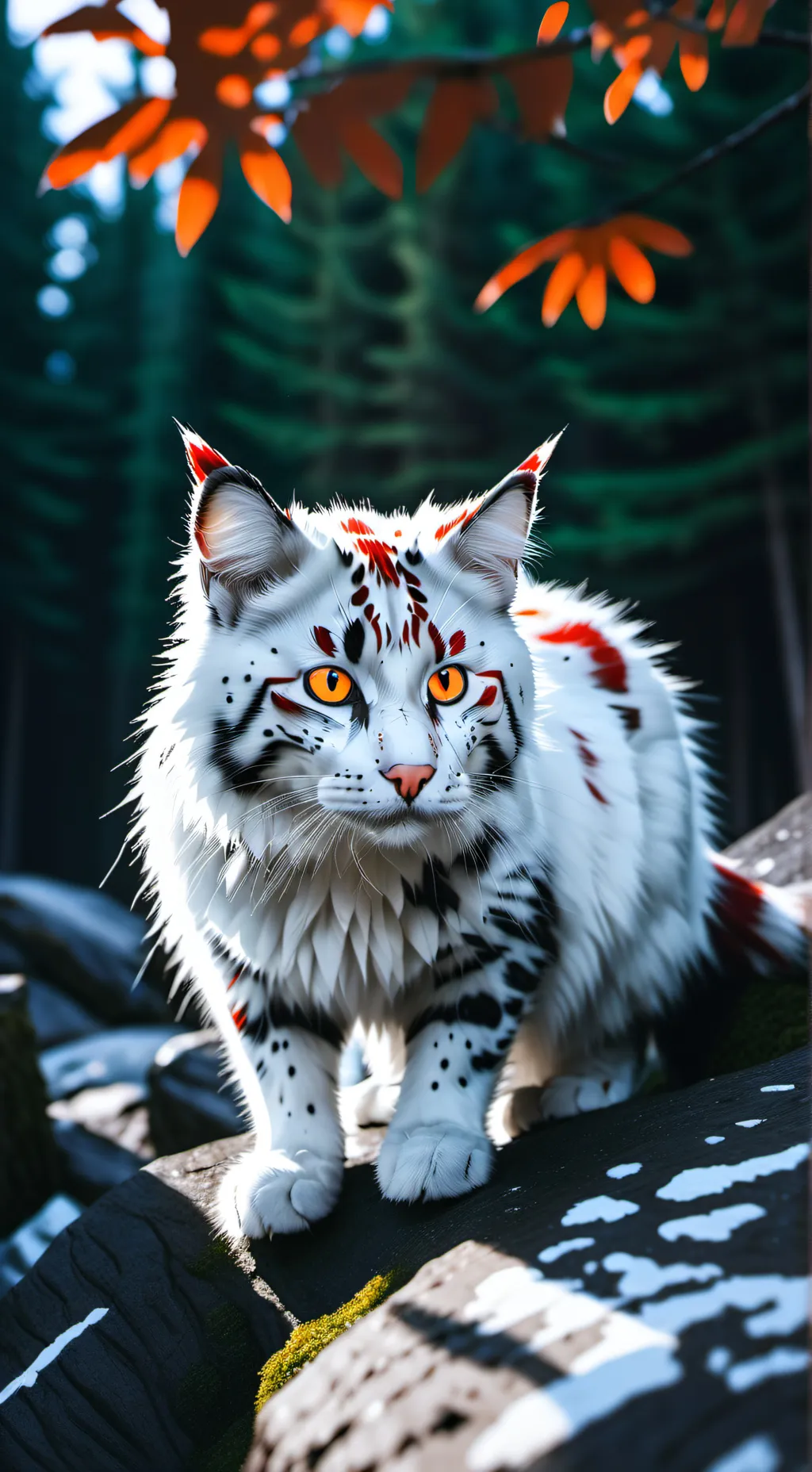 ai character: FishFur background