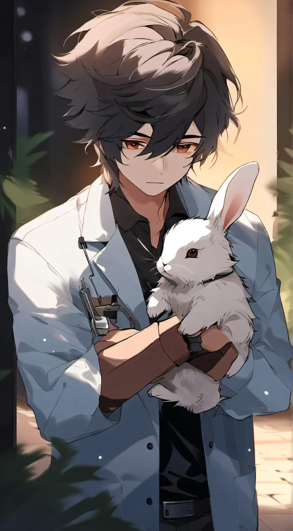 ai character: a failed vet background