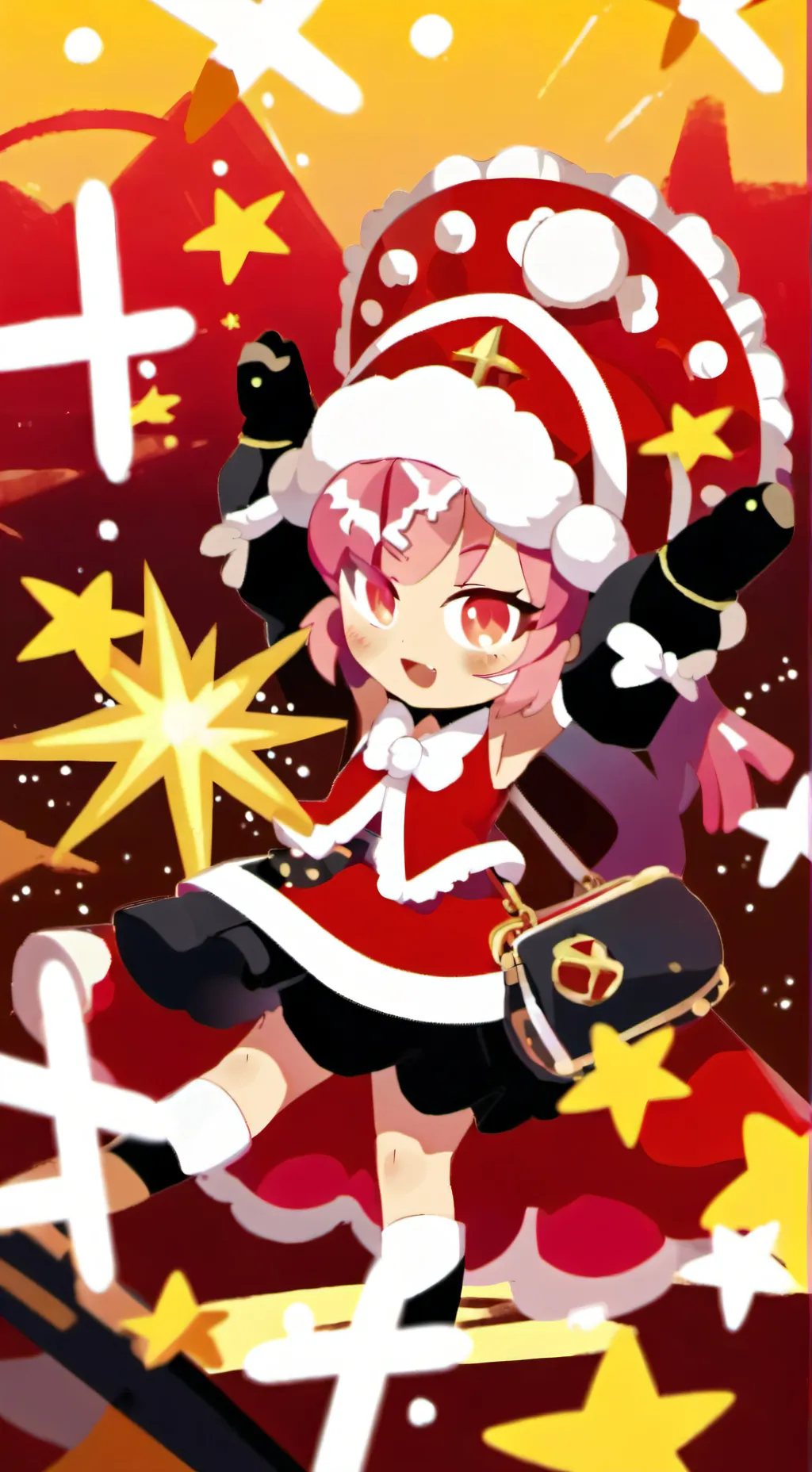 ai character: Hollyberry Cookie background