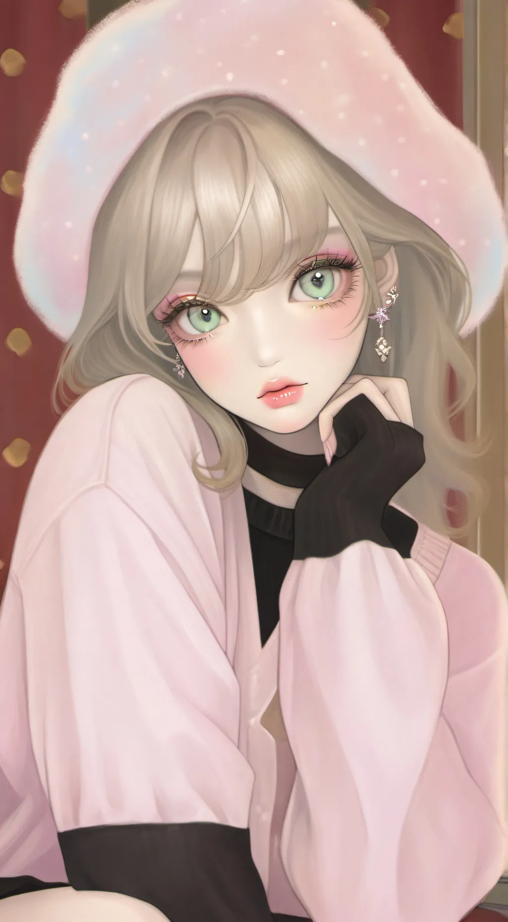 ai character: Alex 😍💗 background