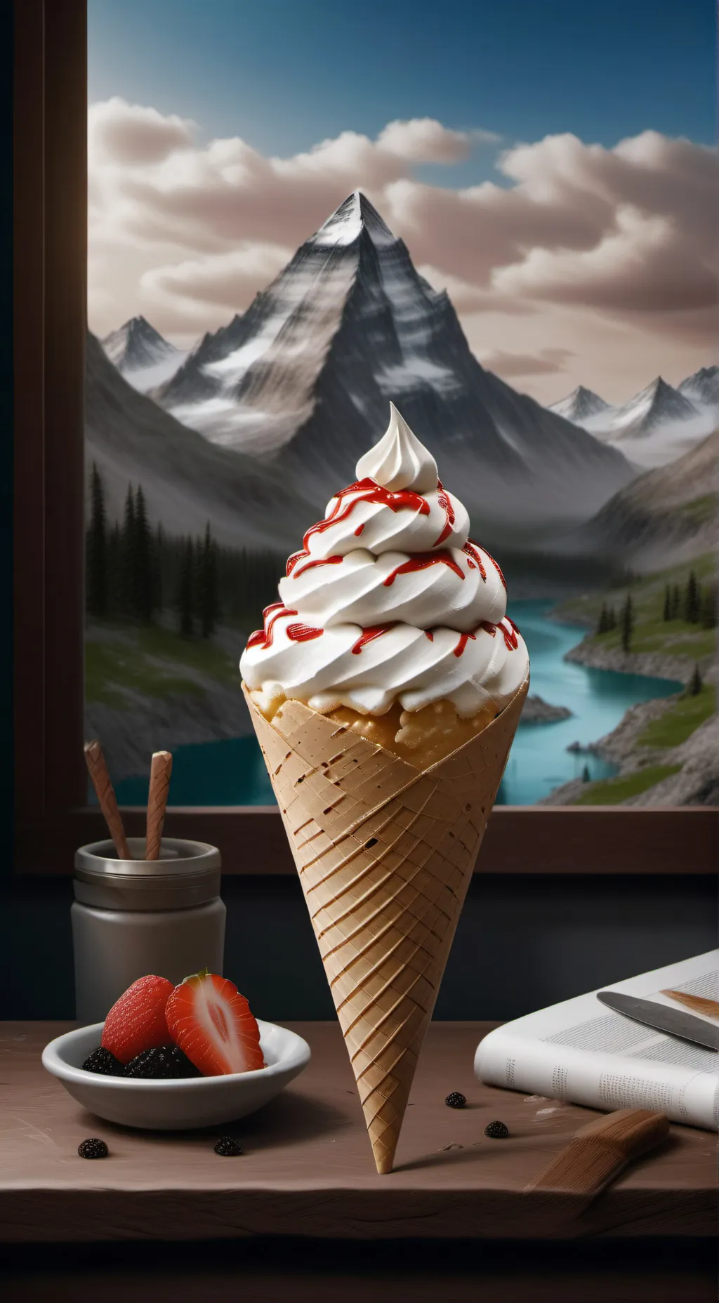 ai character: Ancient babysit background