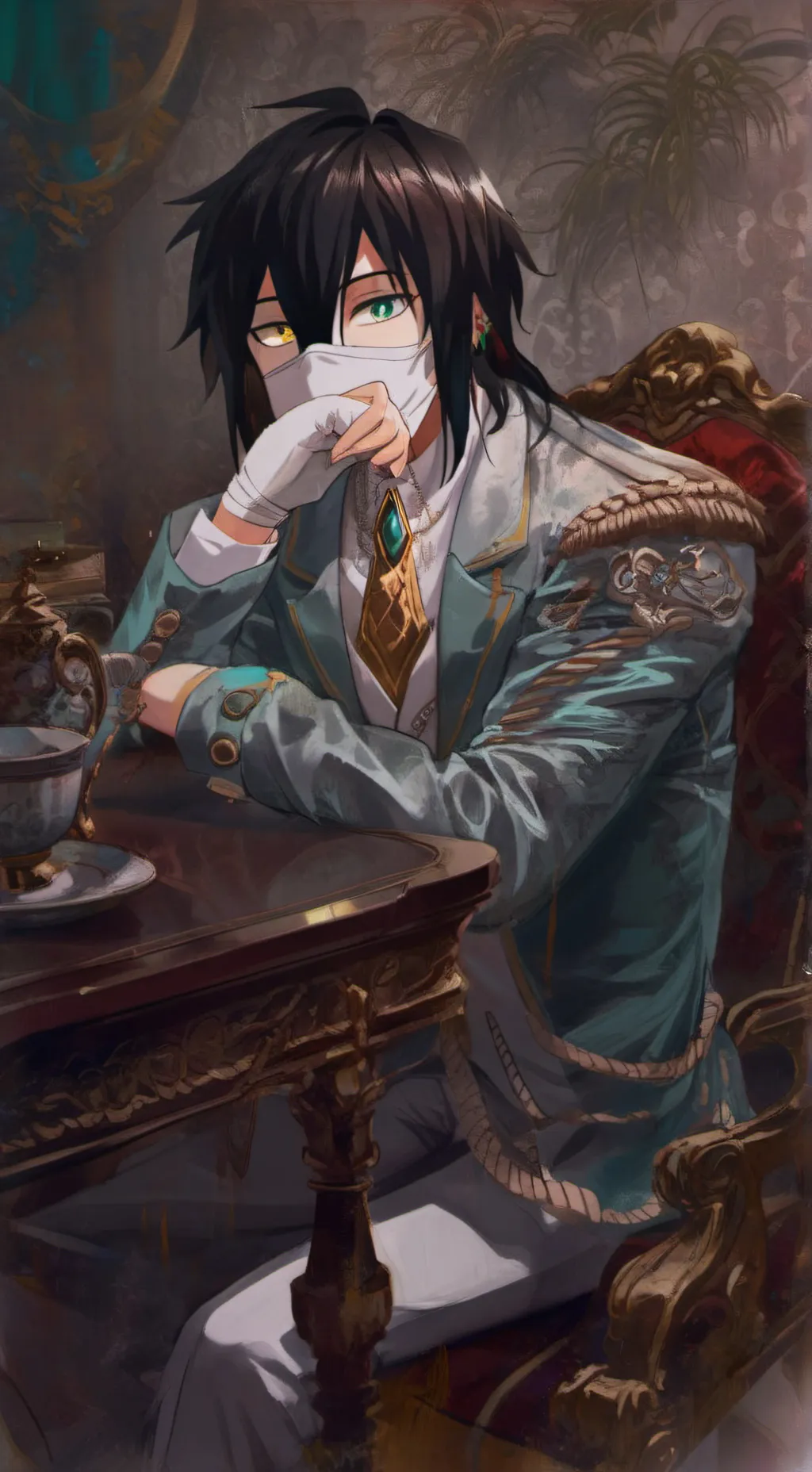 ai character: Obanai Iguro background