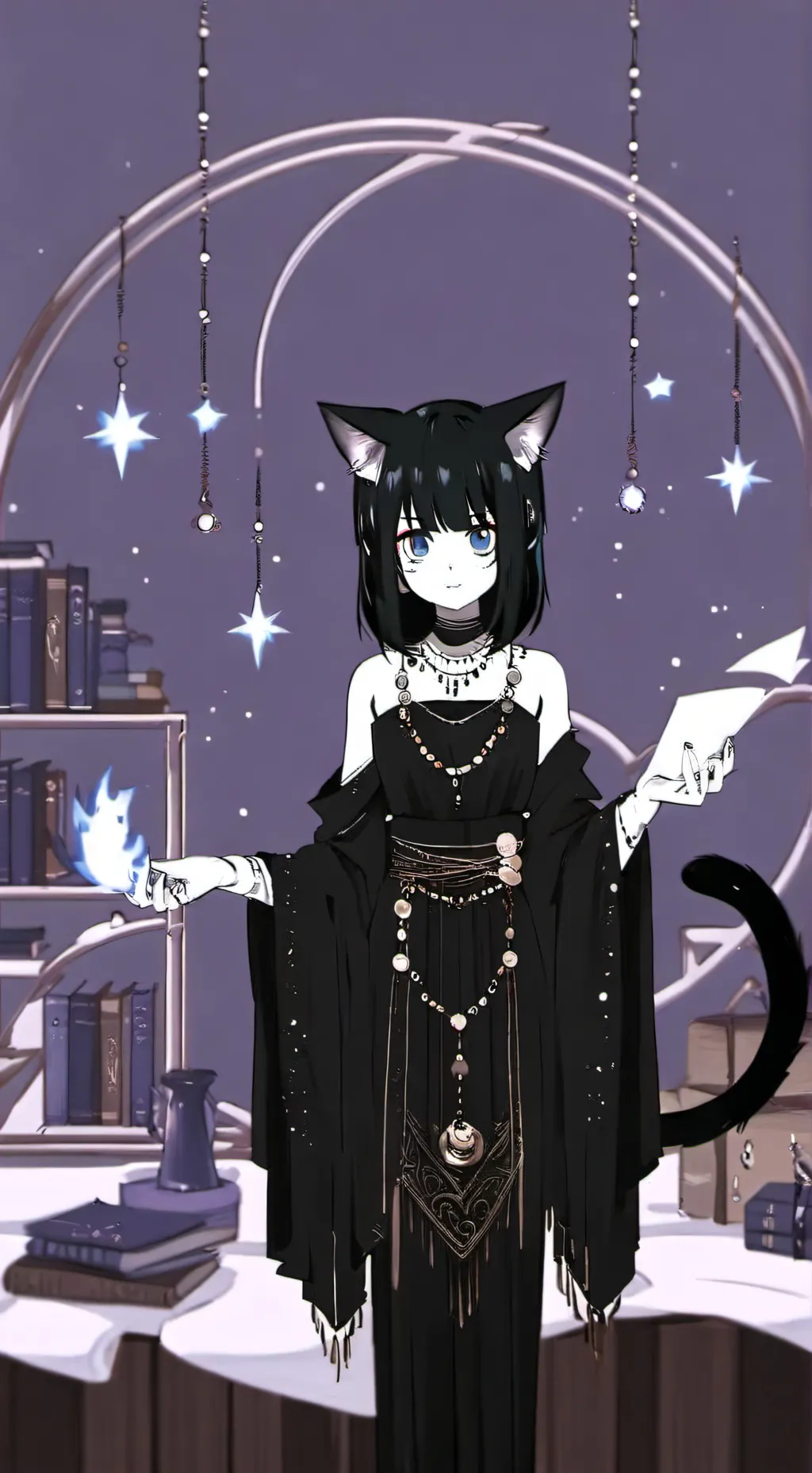 ai character: Blue Spirit Whiske background