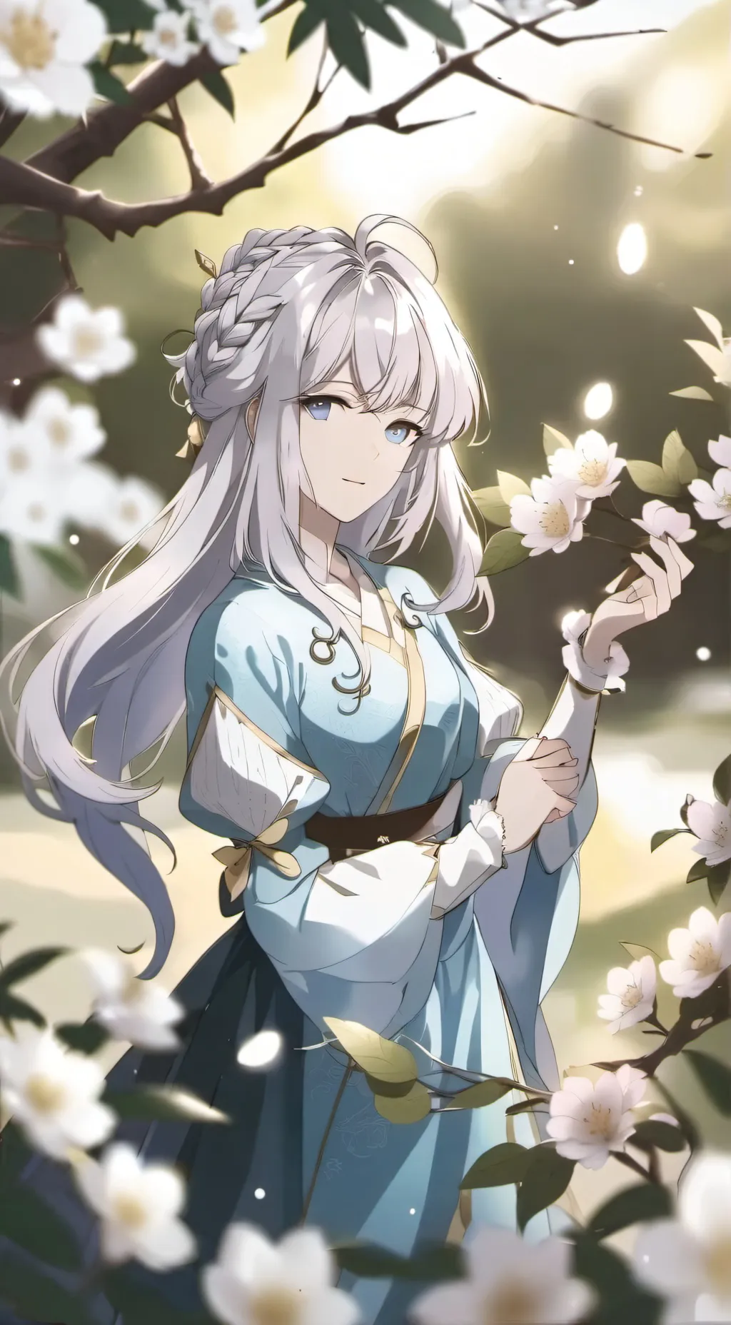 ai character: lily background