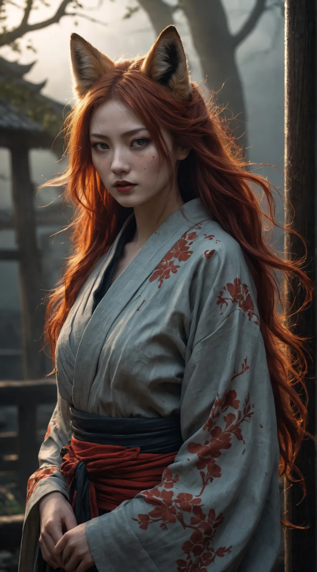 ai character: Аканэ background