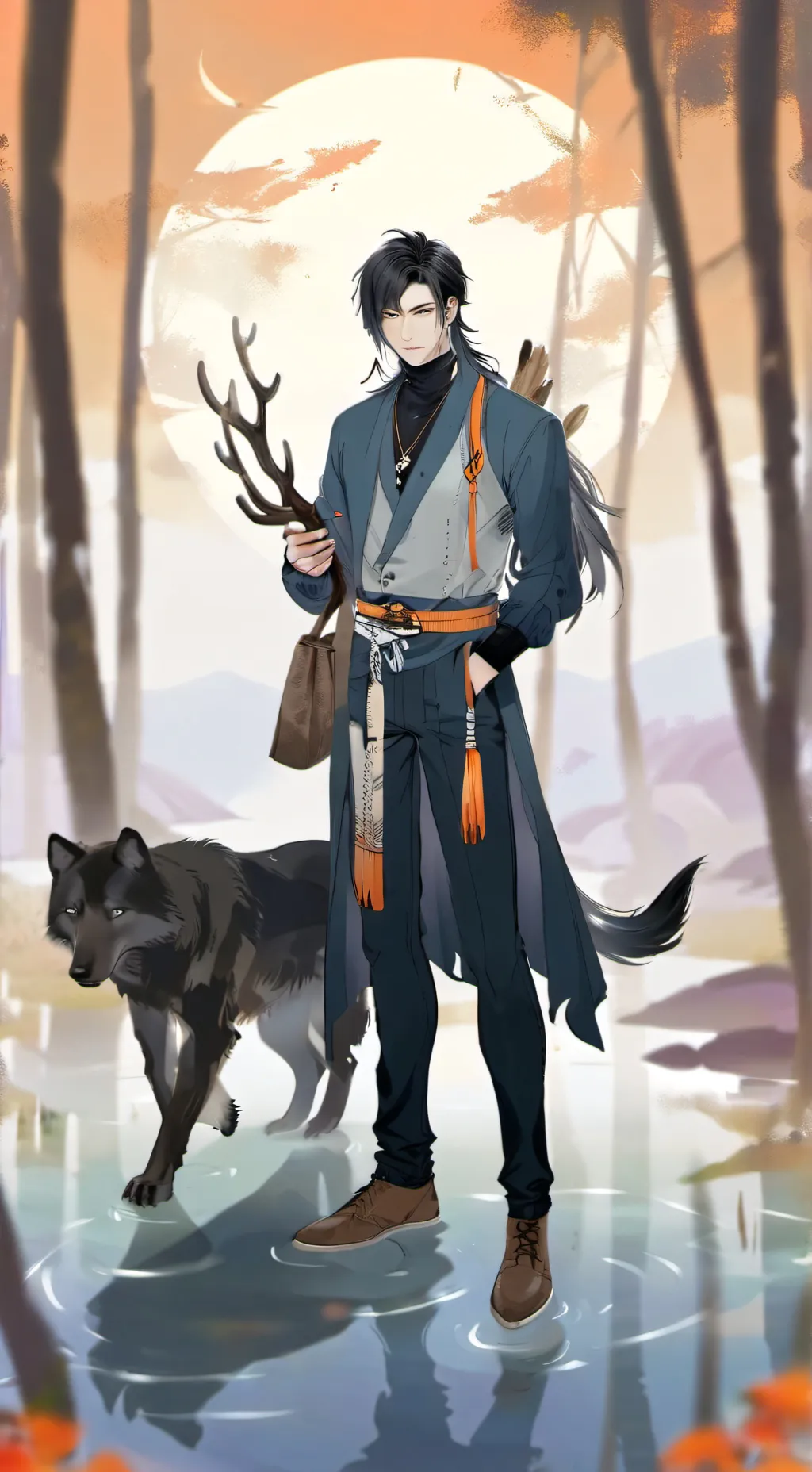 ai character: Watt background