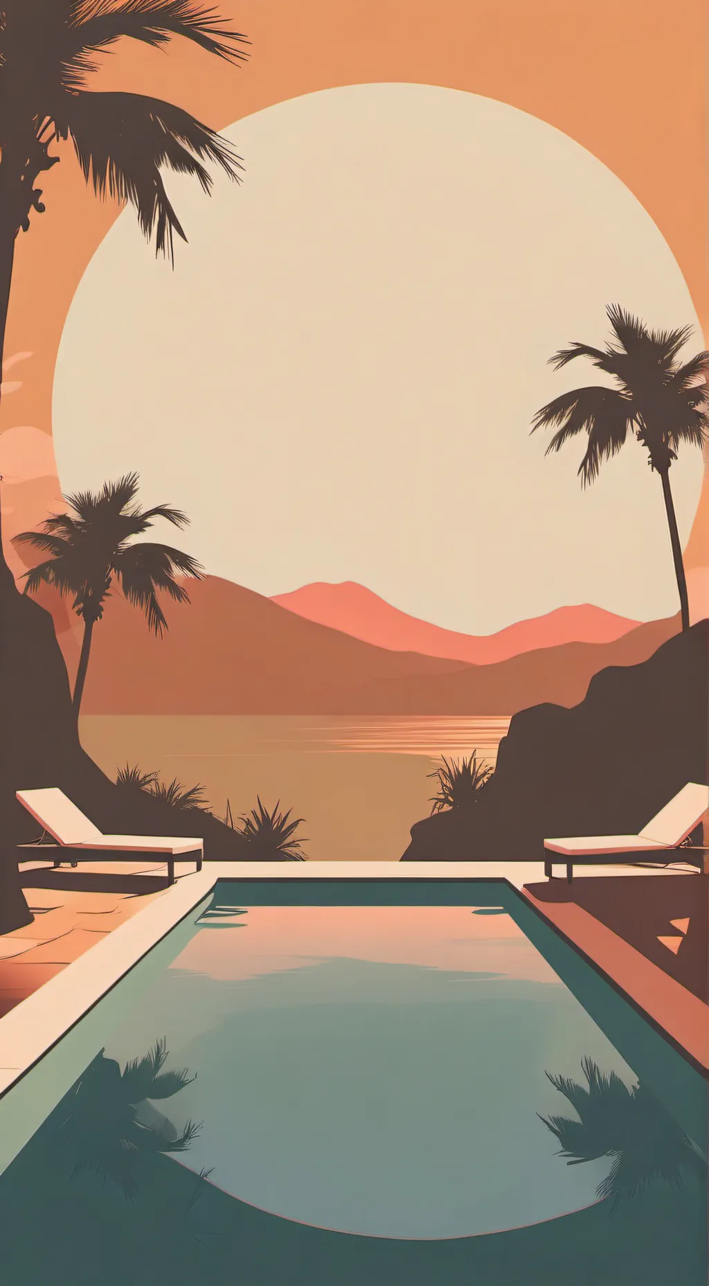 ai character: AI generated pool background