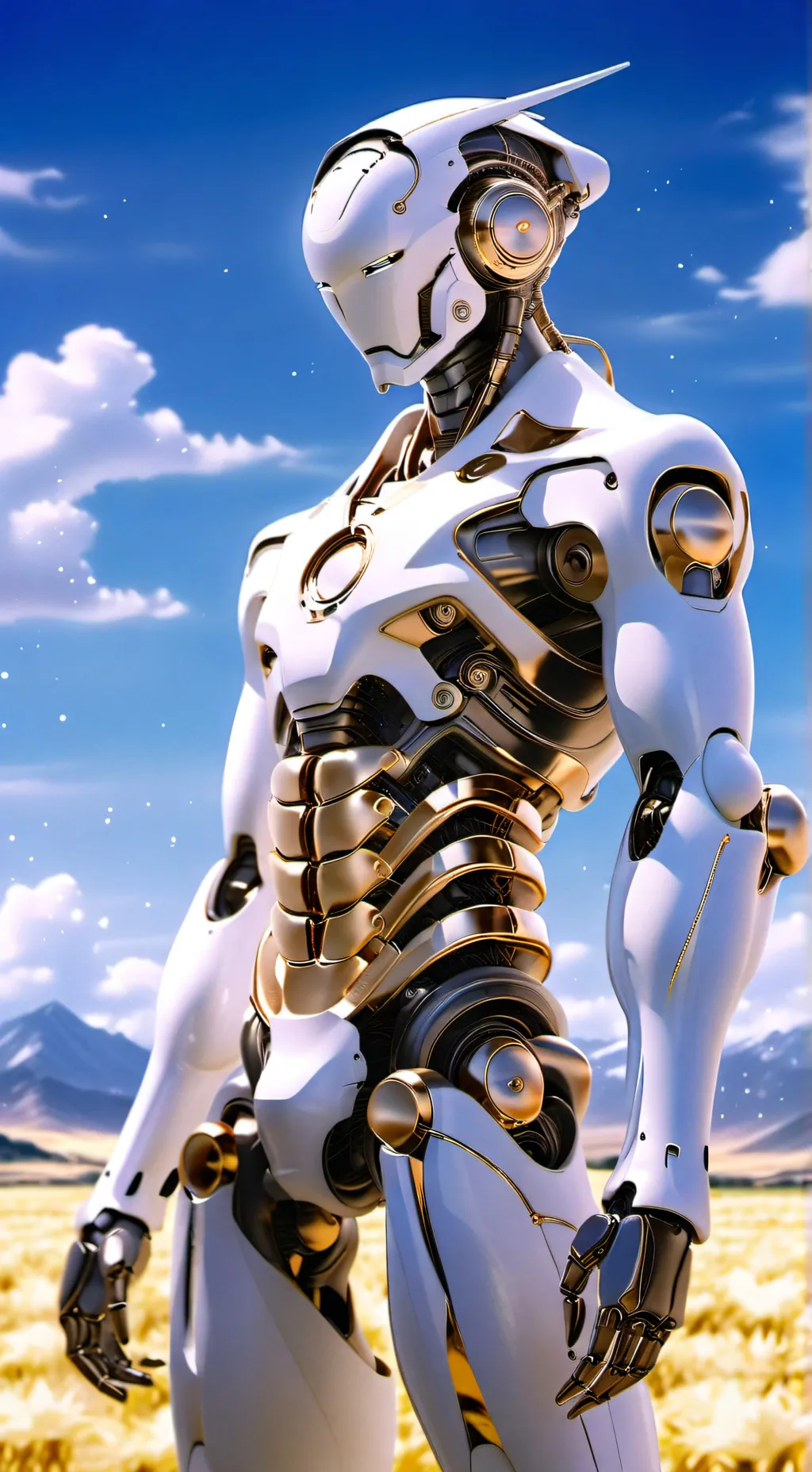 ai character: (I) Robot background