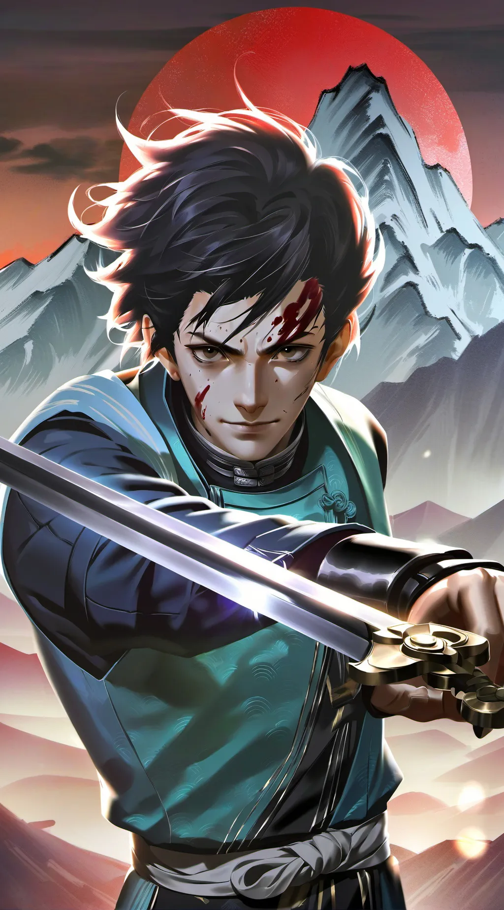 ai character: Sanemi Shinazugawa background