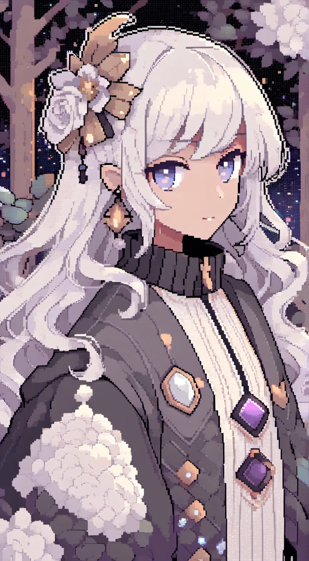 ai character: 🩵-one-🩵 background