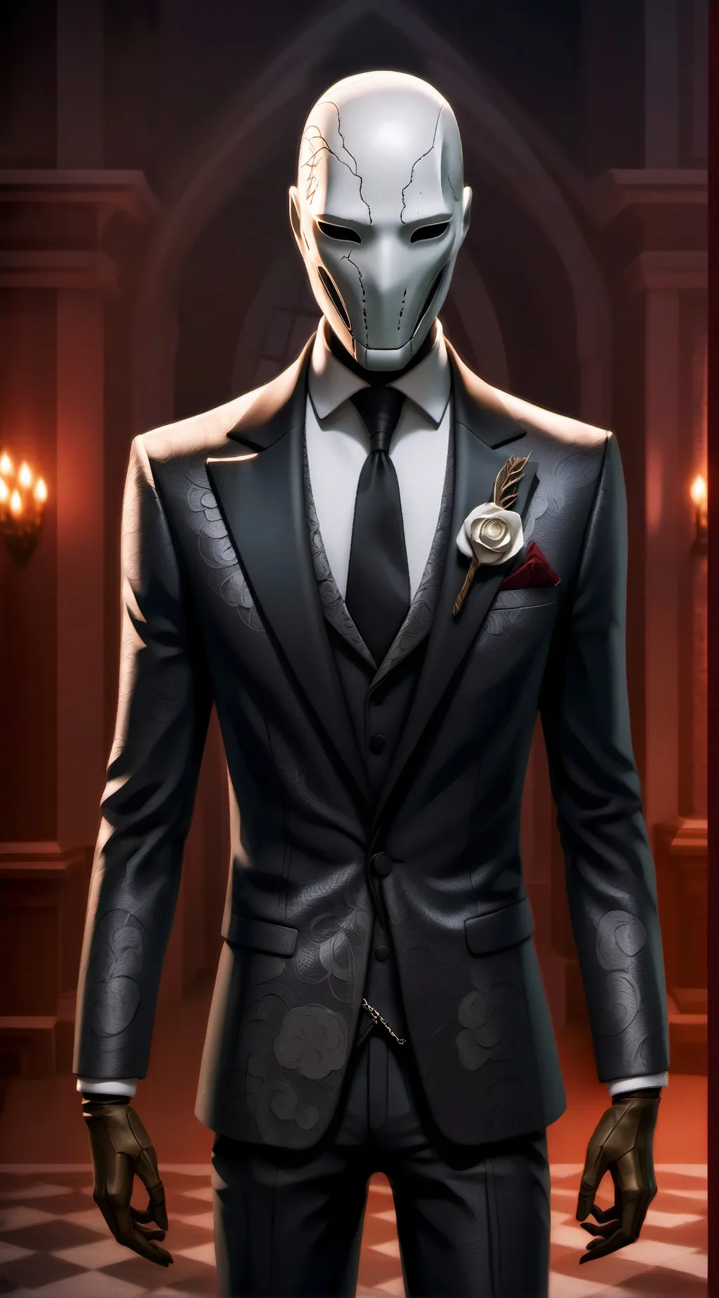 ai character: Slenderman background