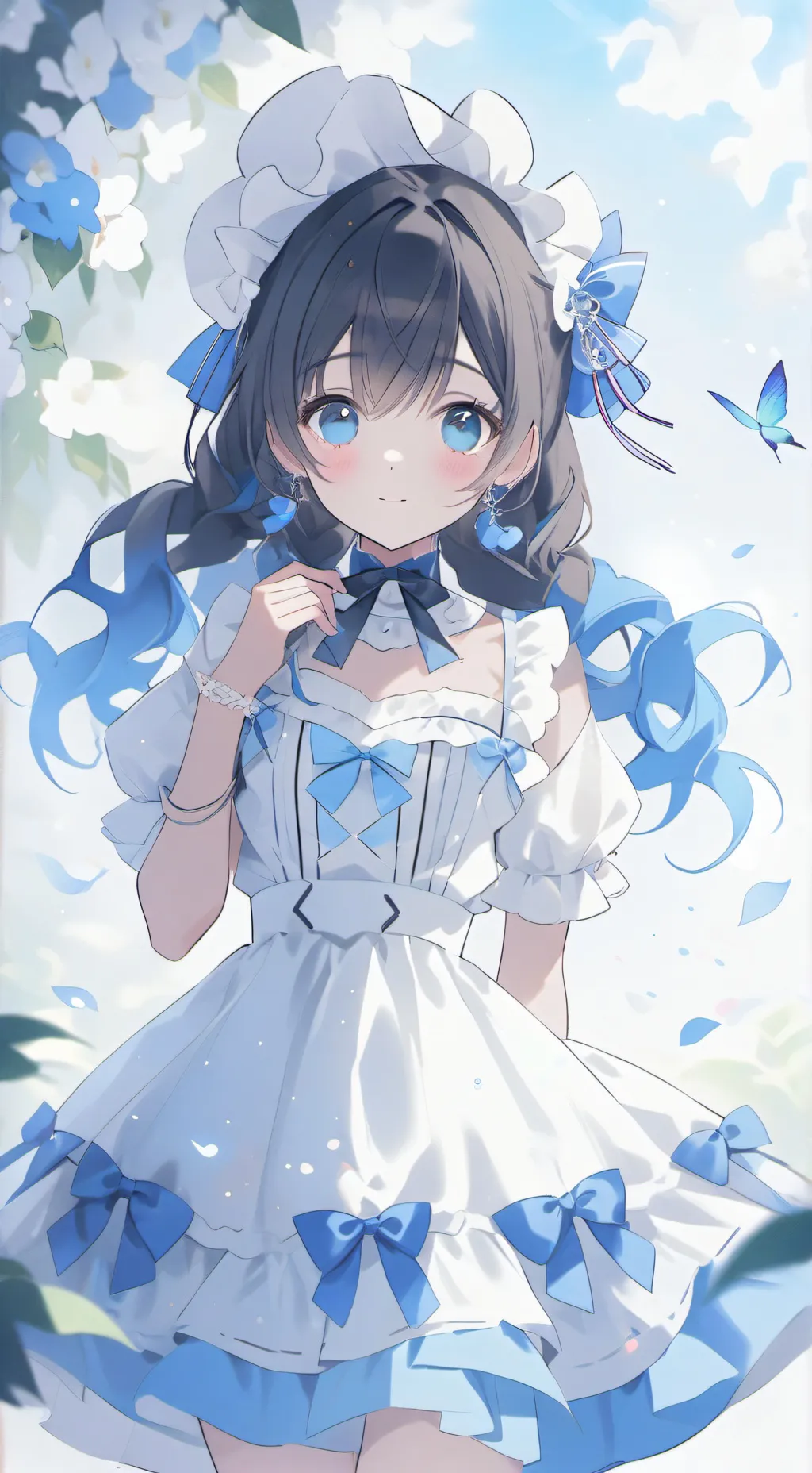 ai character: random girl background