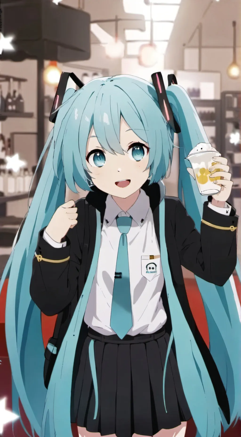 ai character: rencard avec miku background