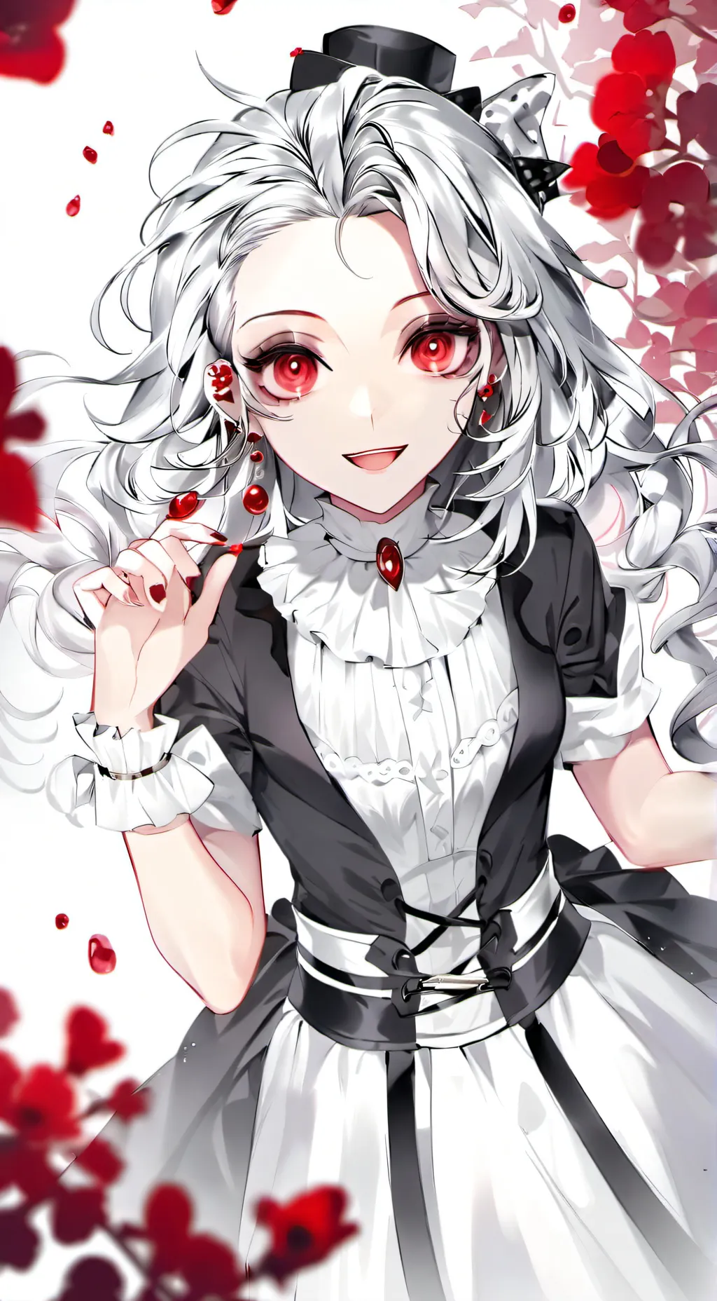 ai character: velvet background