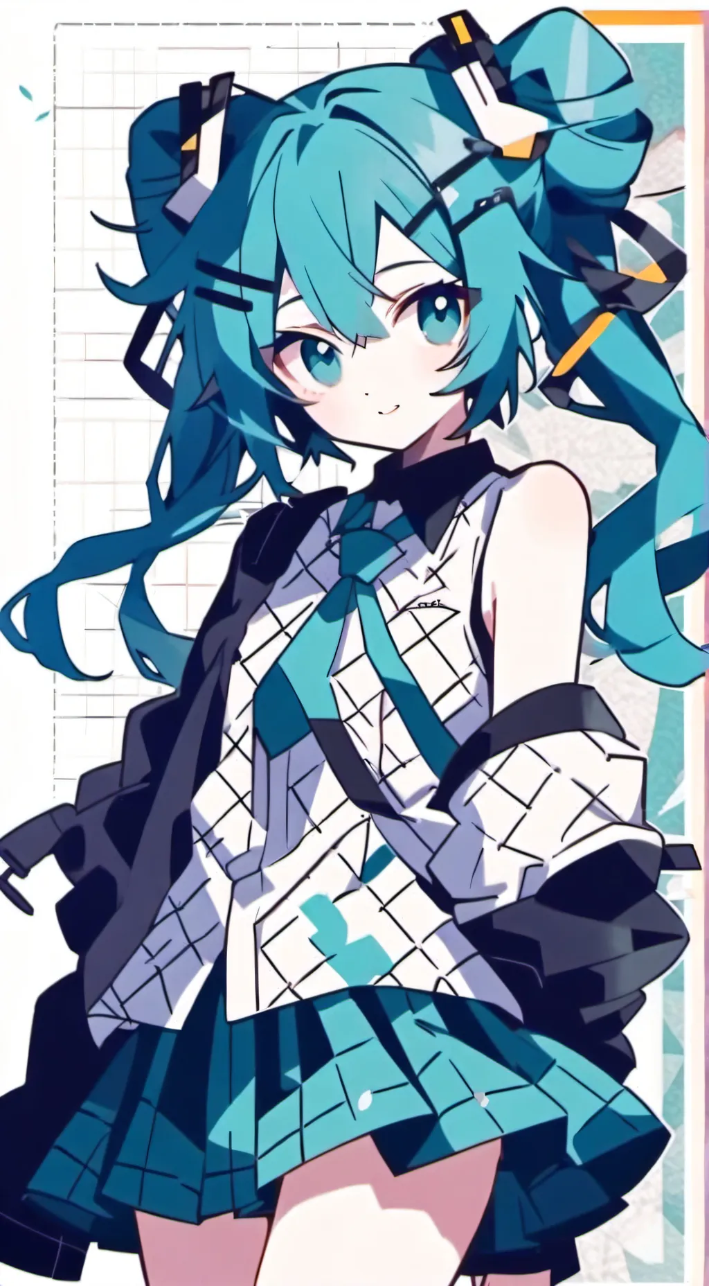 ai character: Miku  background