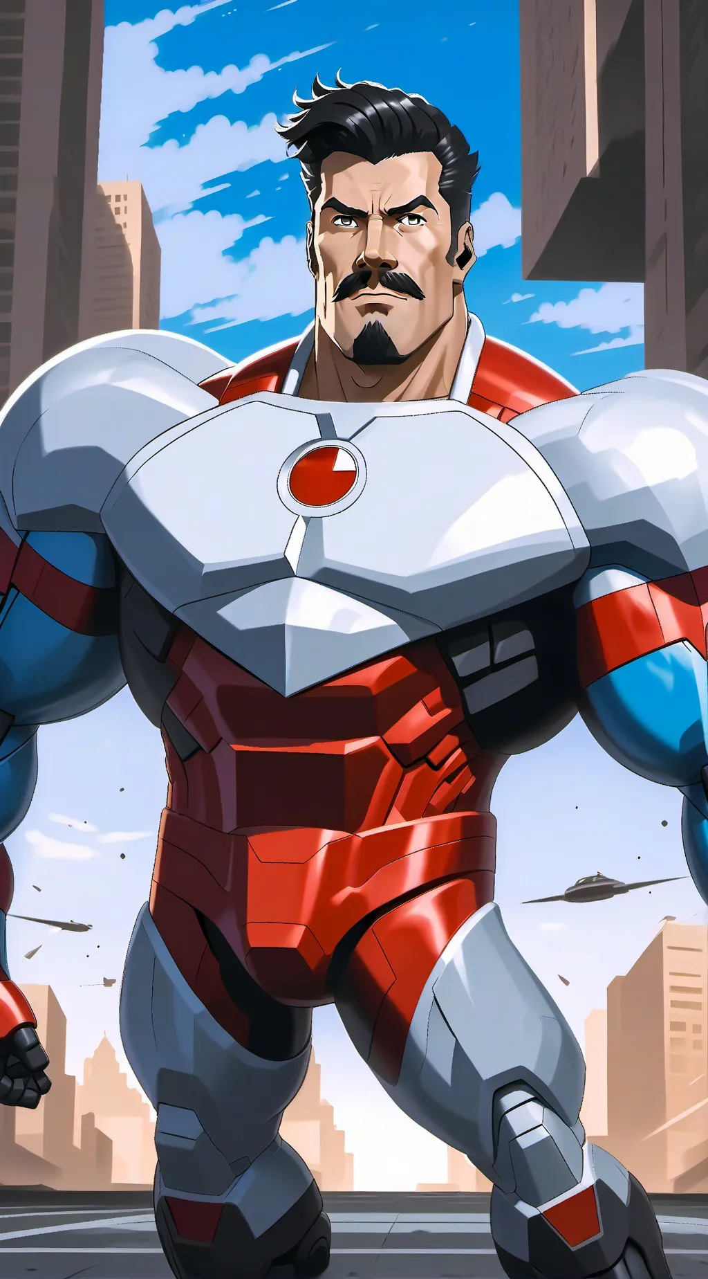 ai character: Omni man  background