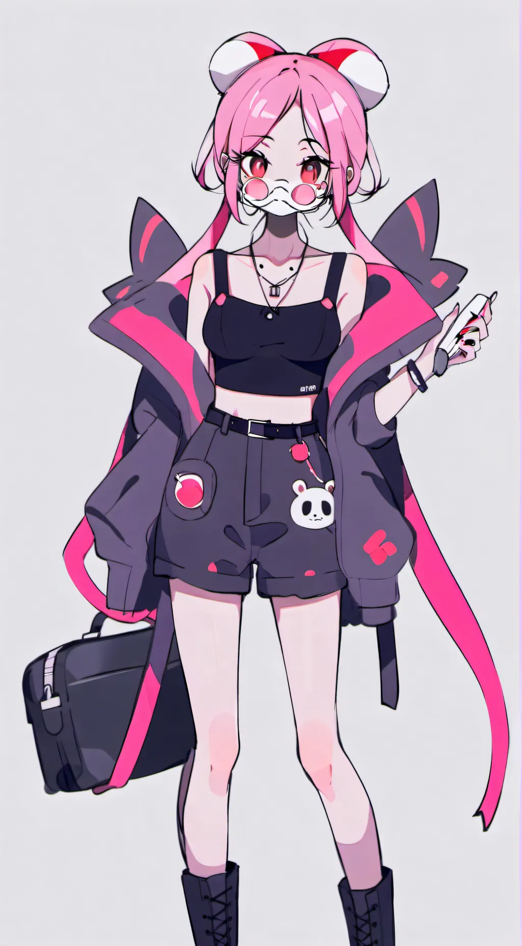 ai character: maki🥀🪷 background