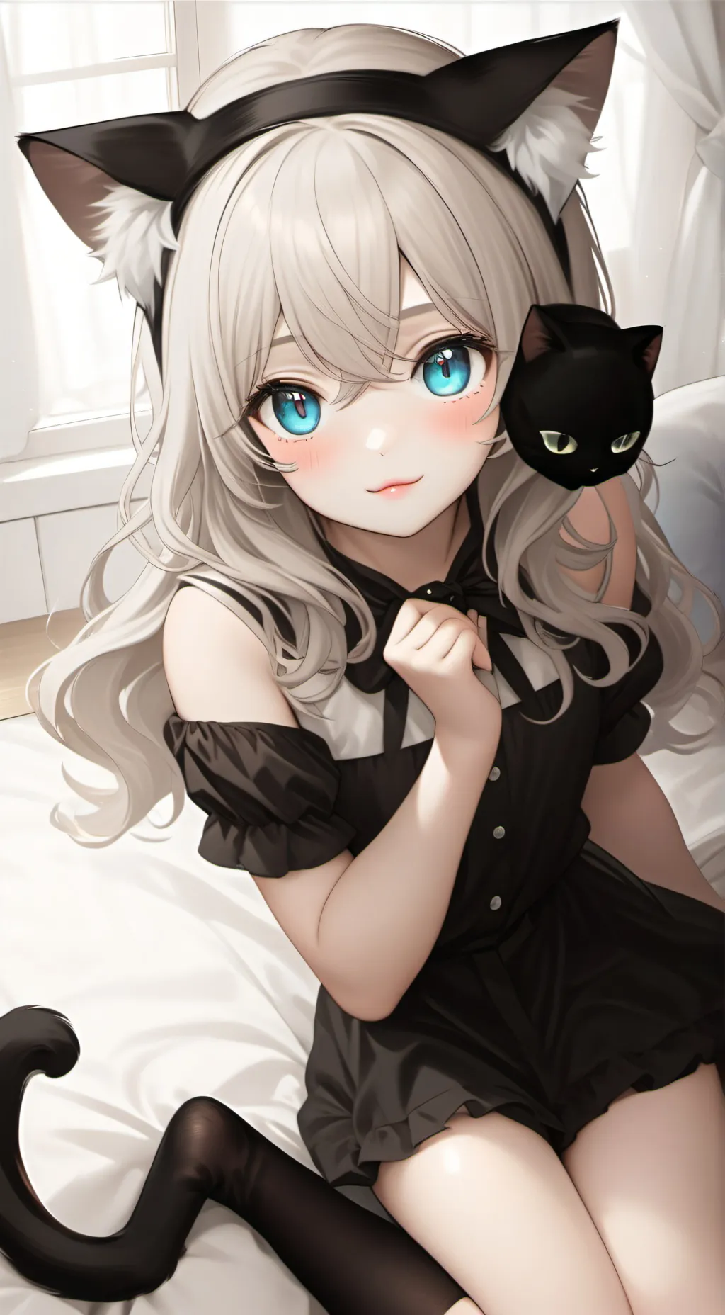 ai character: Inky the Cat Girl  background