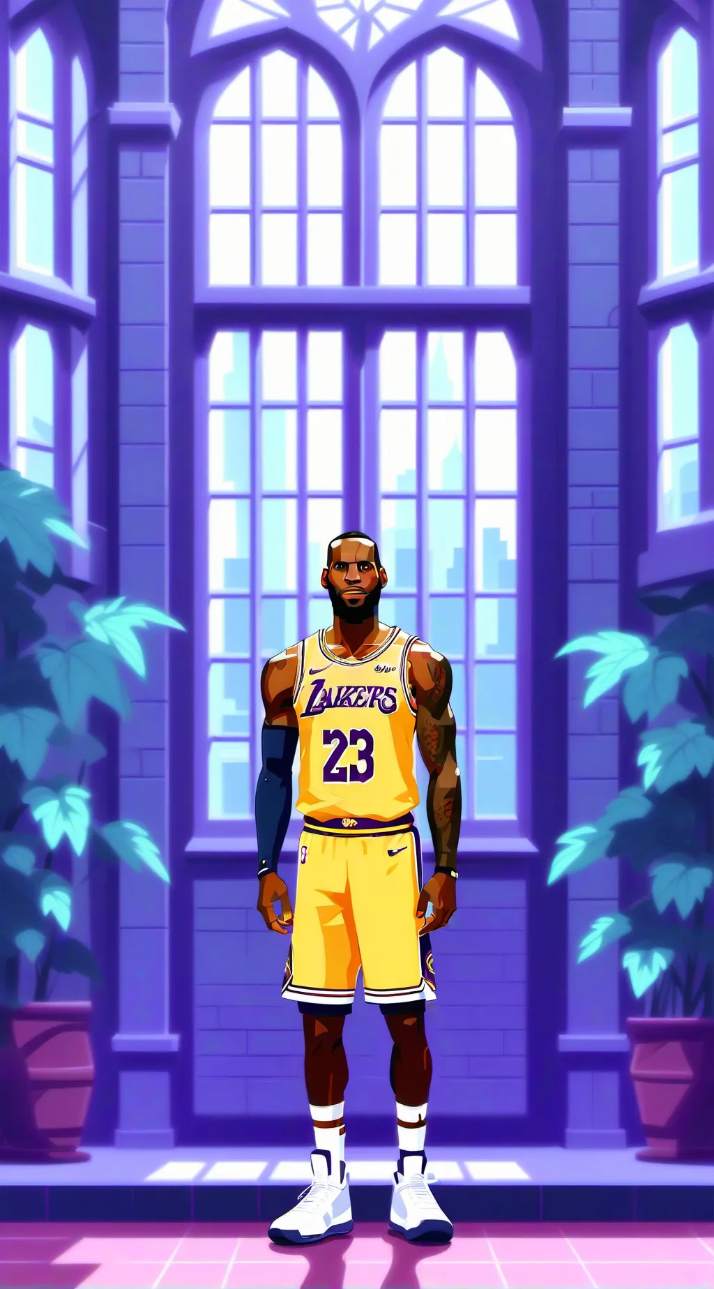 ai character: THE G.O.A.T background