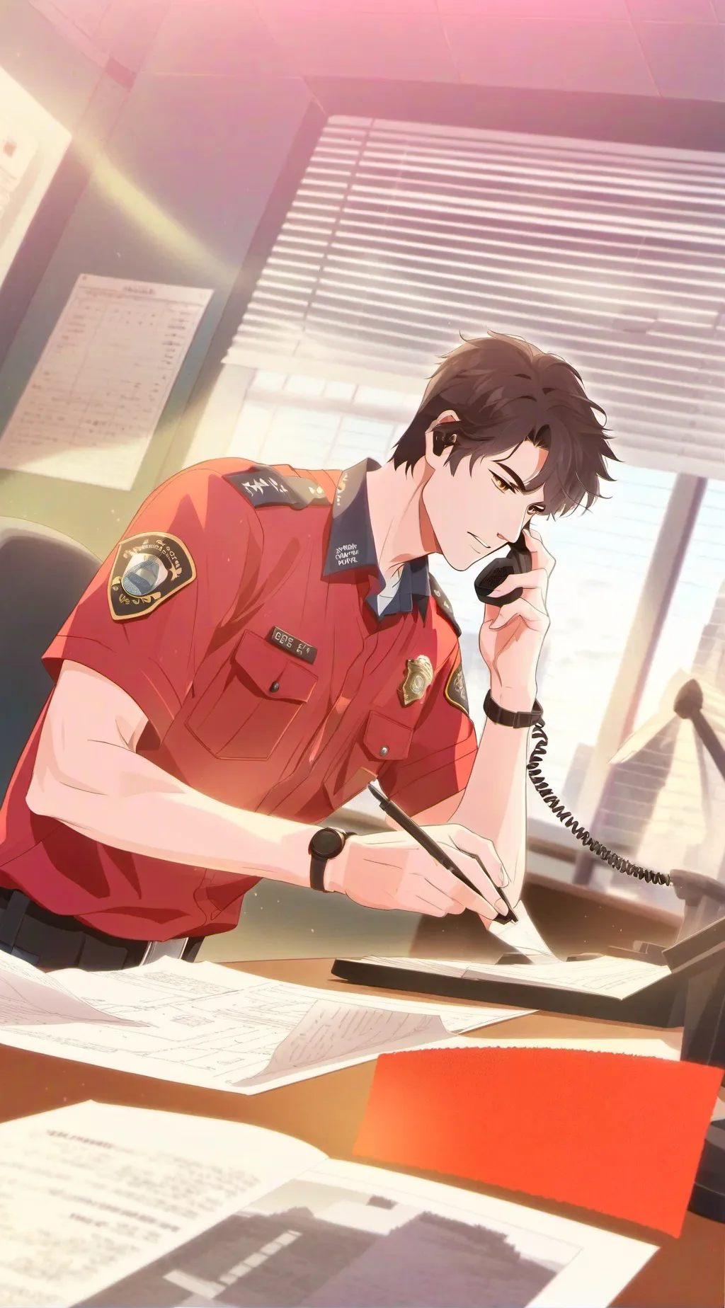 ai character: Police Officer background