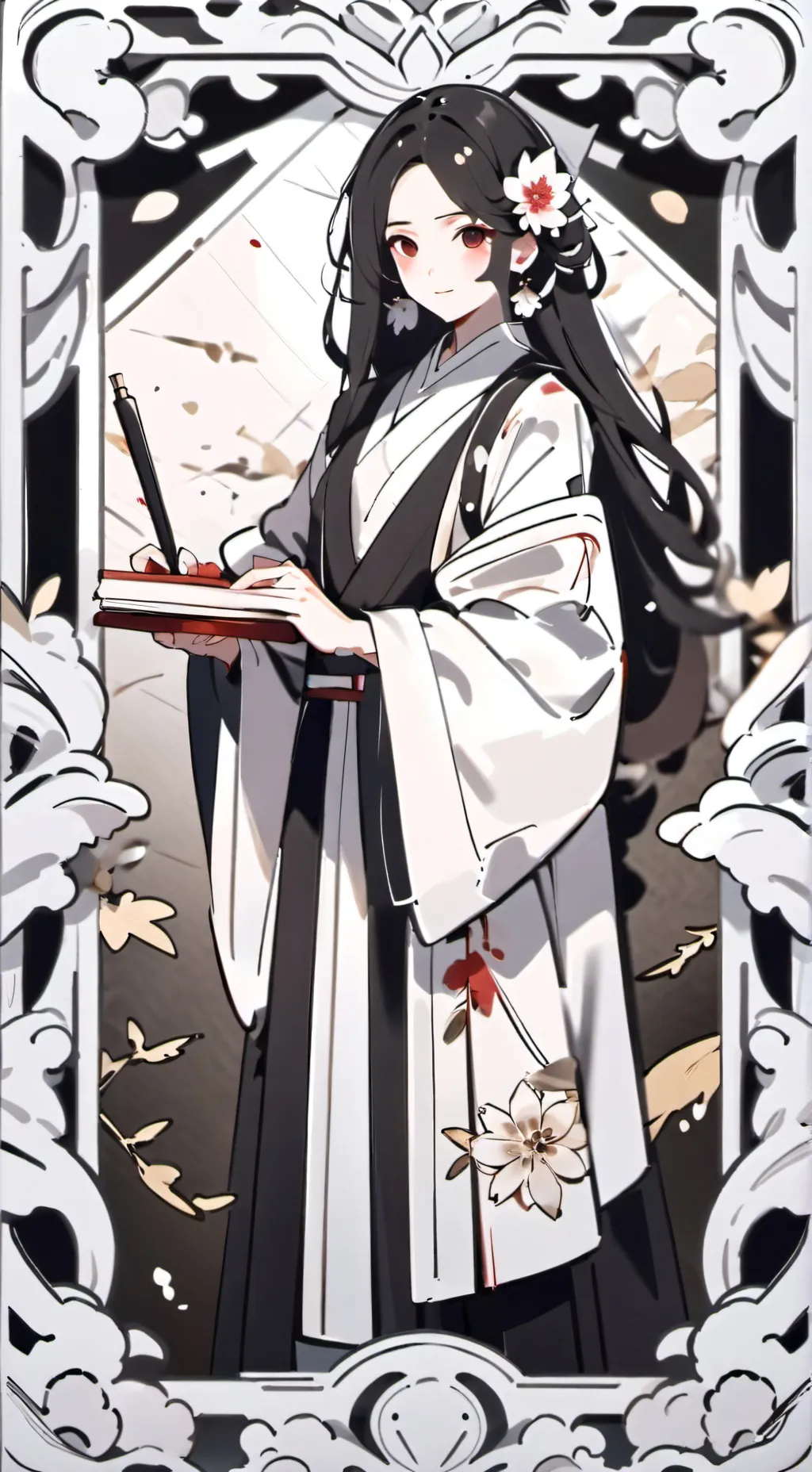 ai character: sky background