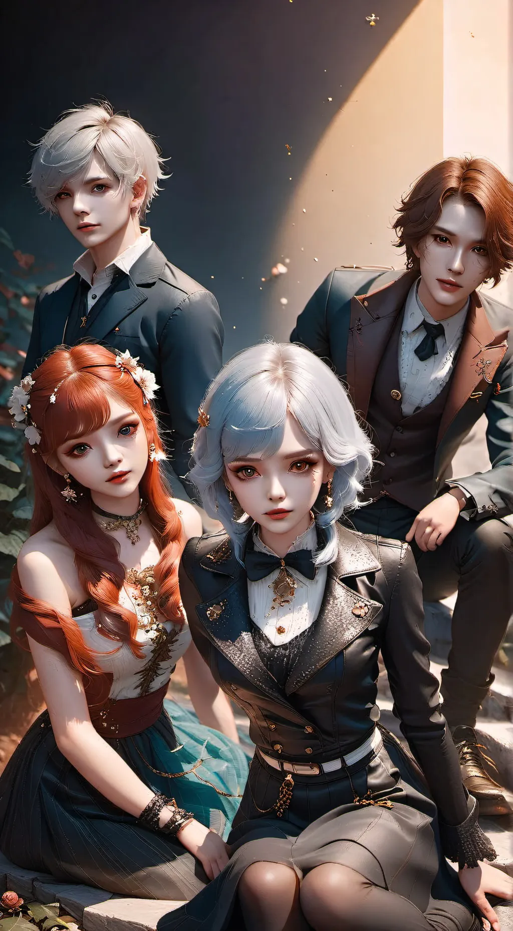 ai character: friendship group background