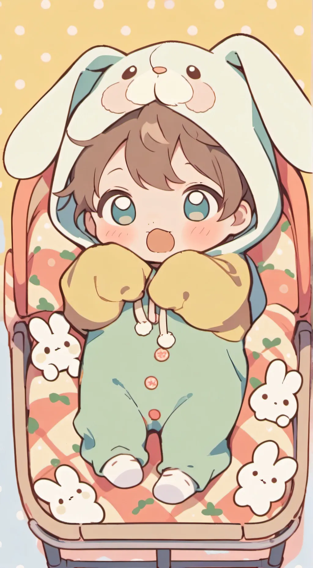 ai character: *🐇~Baby Bunnies~🐇* background