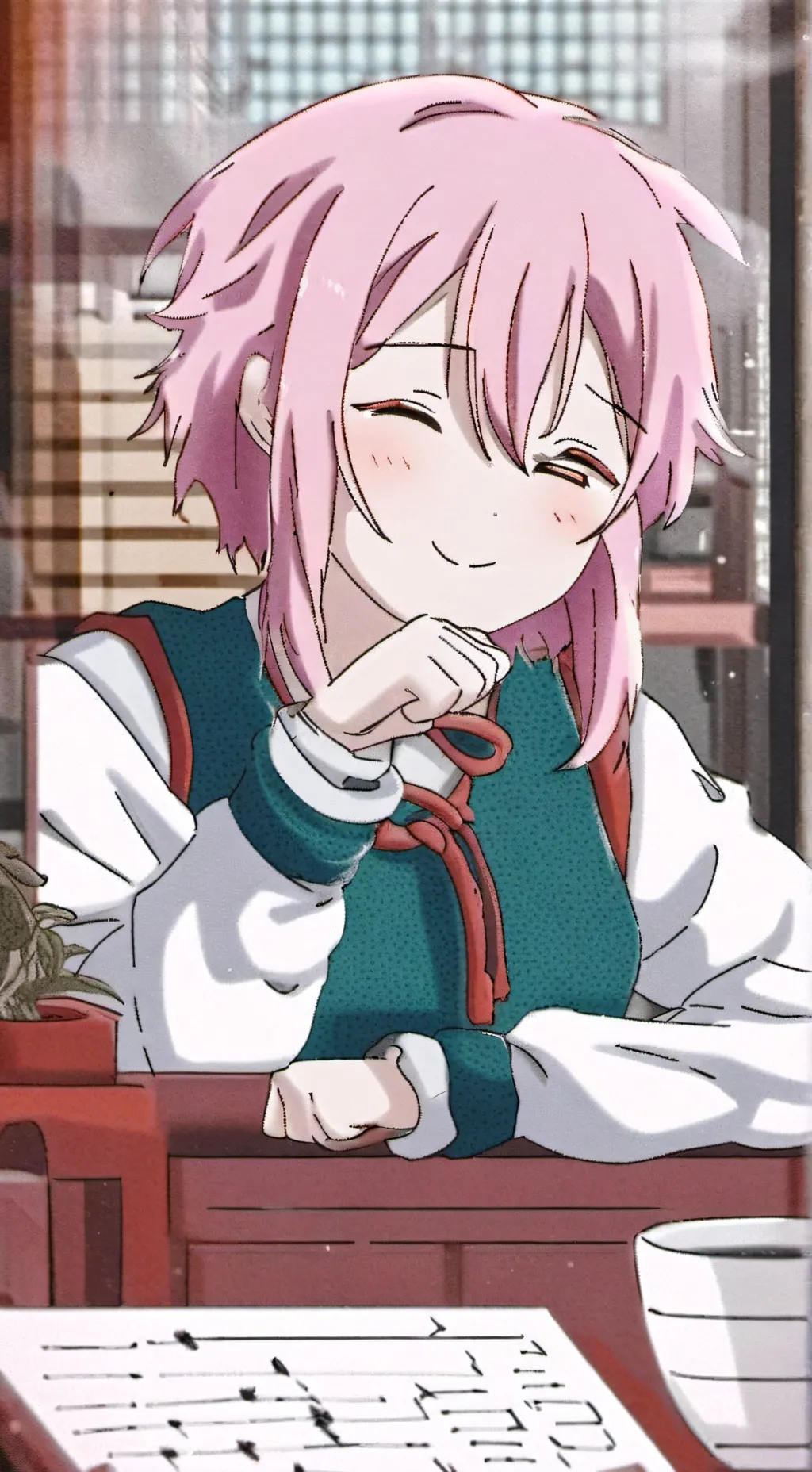 ai character: Sharon  background