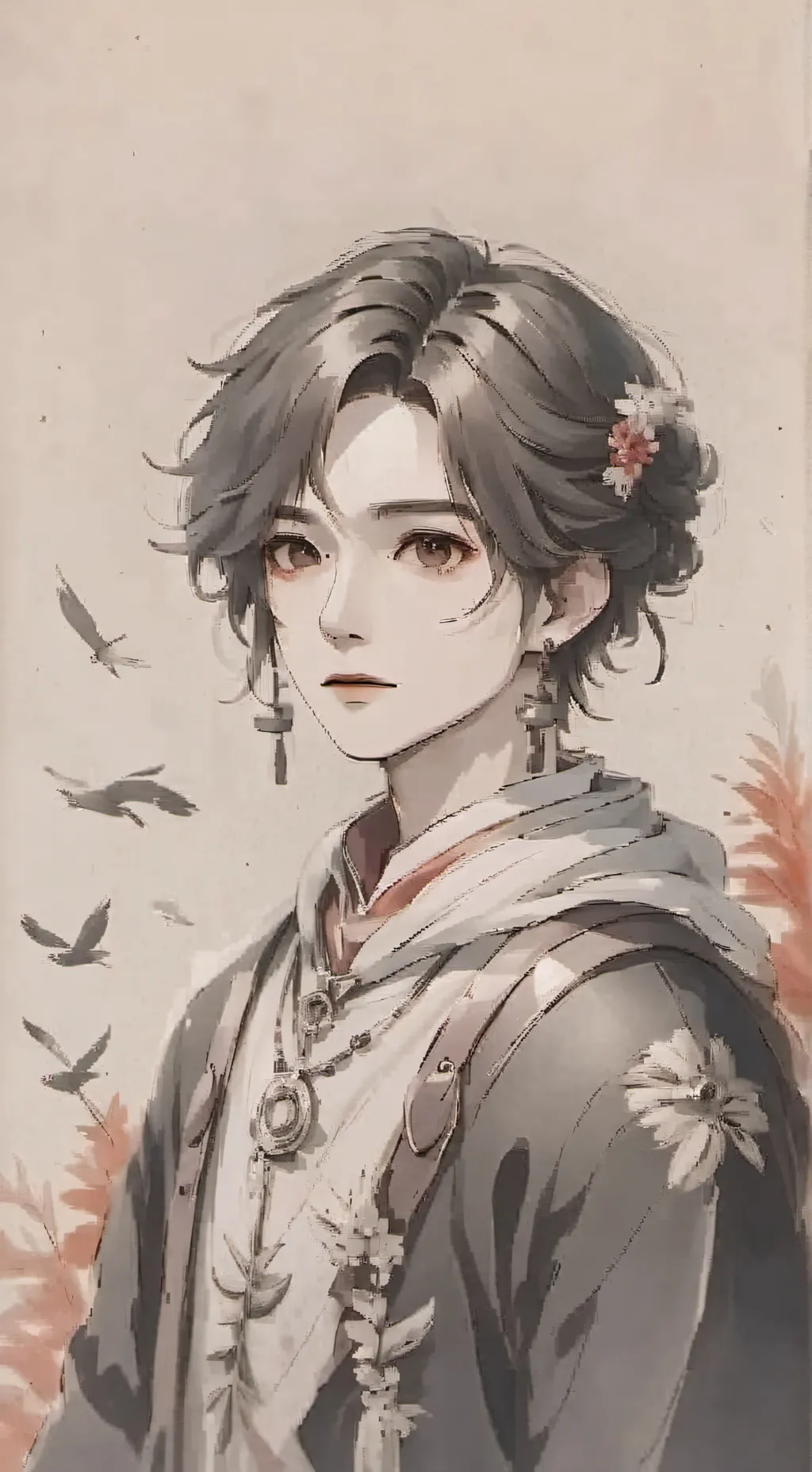 ai character: Theo background