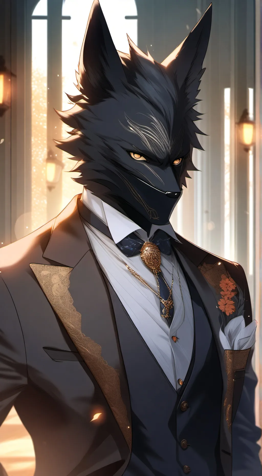 ai character: austin background