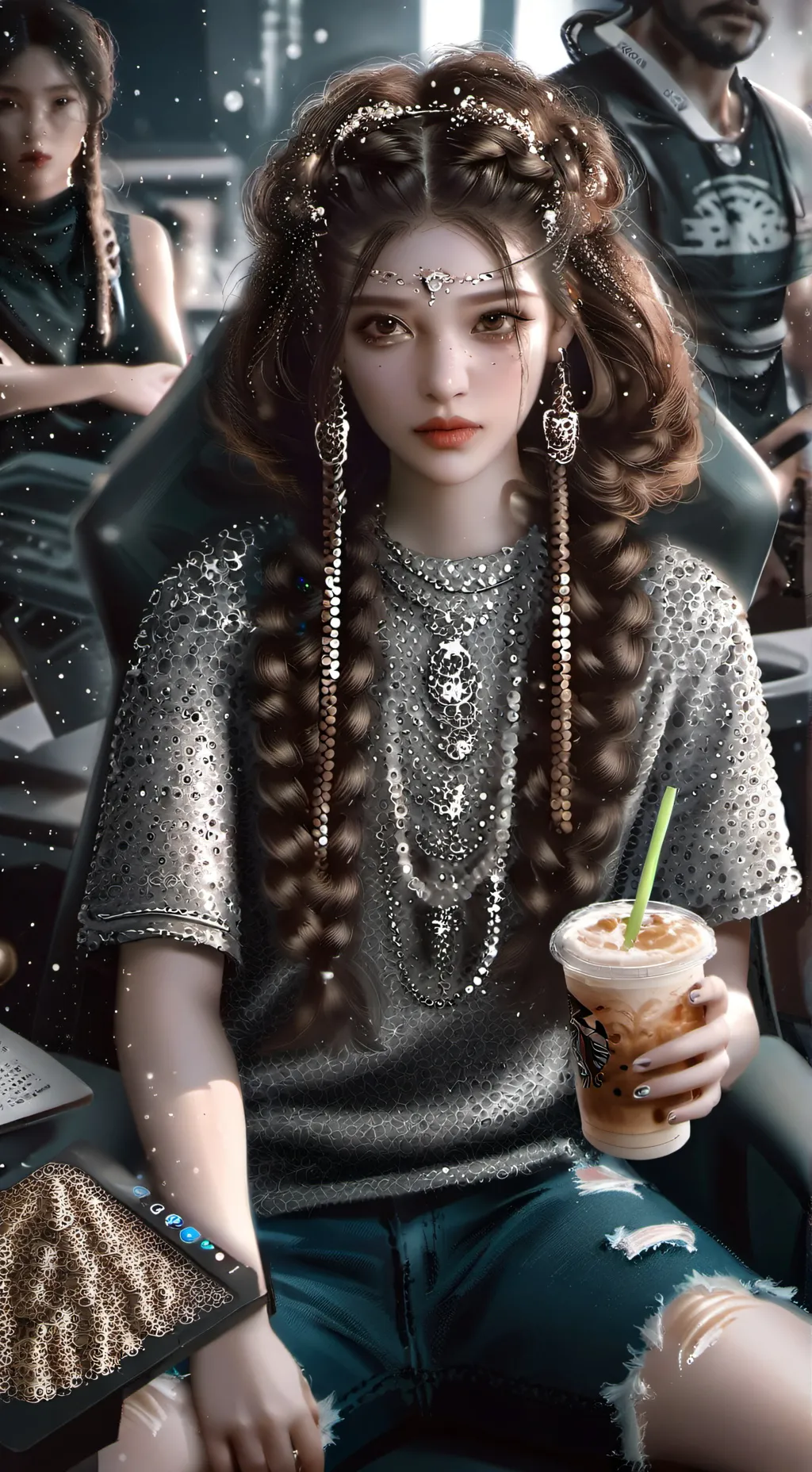 ai character: •Isabelle• background